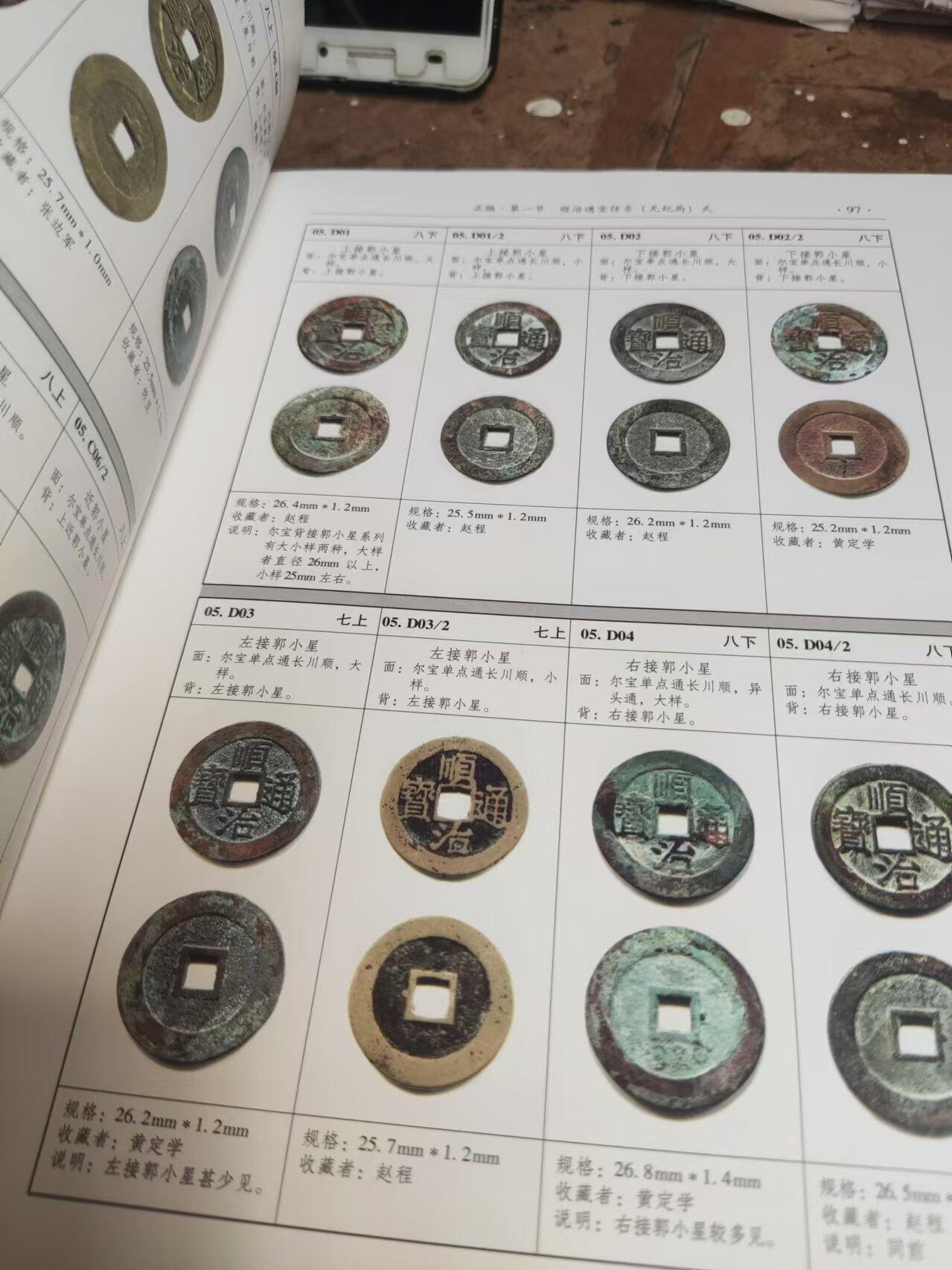 新编顺治通宝钱谱（8.5品左右）