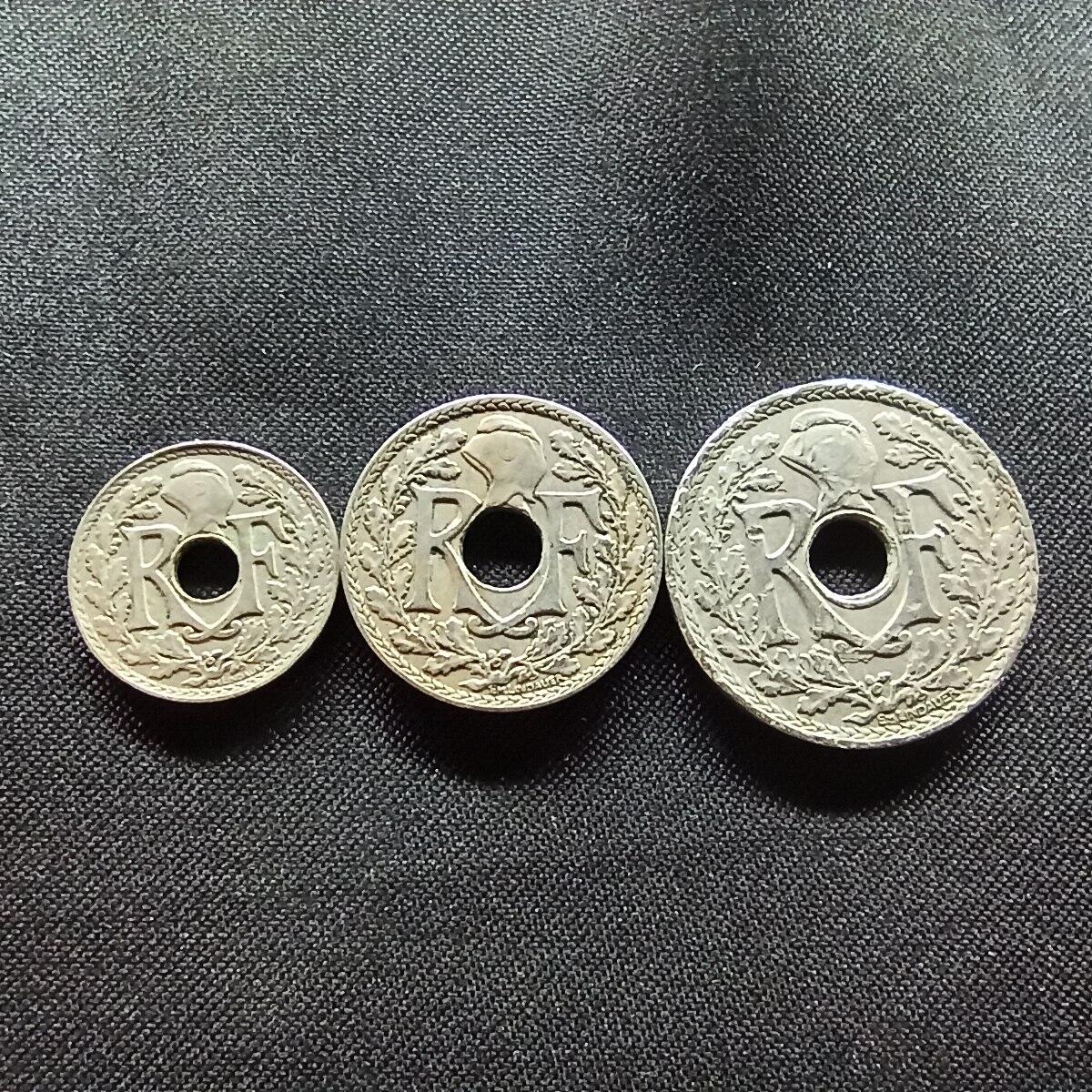 邮泉阁限时拍卖第十三场 各国硬币专场（注意看介绍，硬币在国外谨慎参拍） 法国3枚