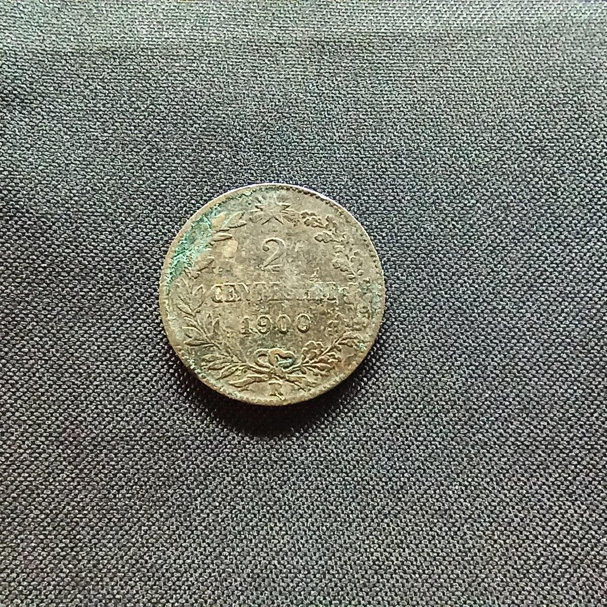 邮泉阁限时拍卖第十三场 各国硬币专场（注意看介绍，硬币在国外谨慎参拍） 意大利王国1900年2分