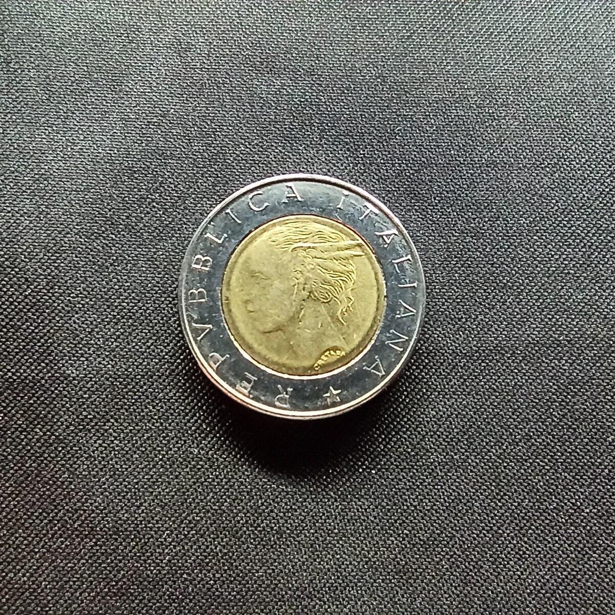 邮泉阁限时拍卖第十三场 各国硬币专场（注意看介绍，硬币在国外谨慎参拍） 意大利1994年500里拉纪念币