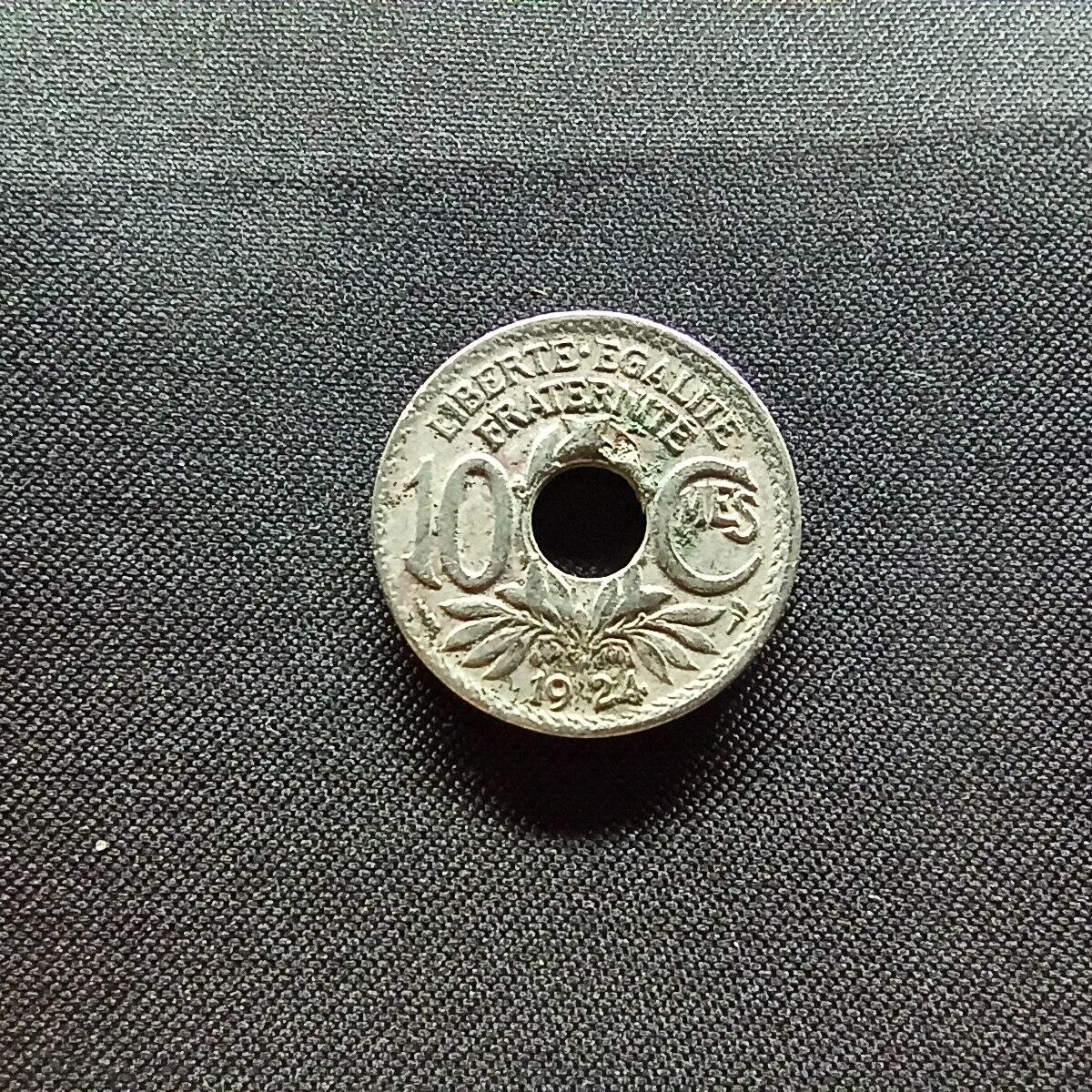 邮泉阁限时拍卖第十三场 各国硬币专场（注意看介绍，硬币在国外谨慎参拍） 法国1924年10分闪电版