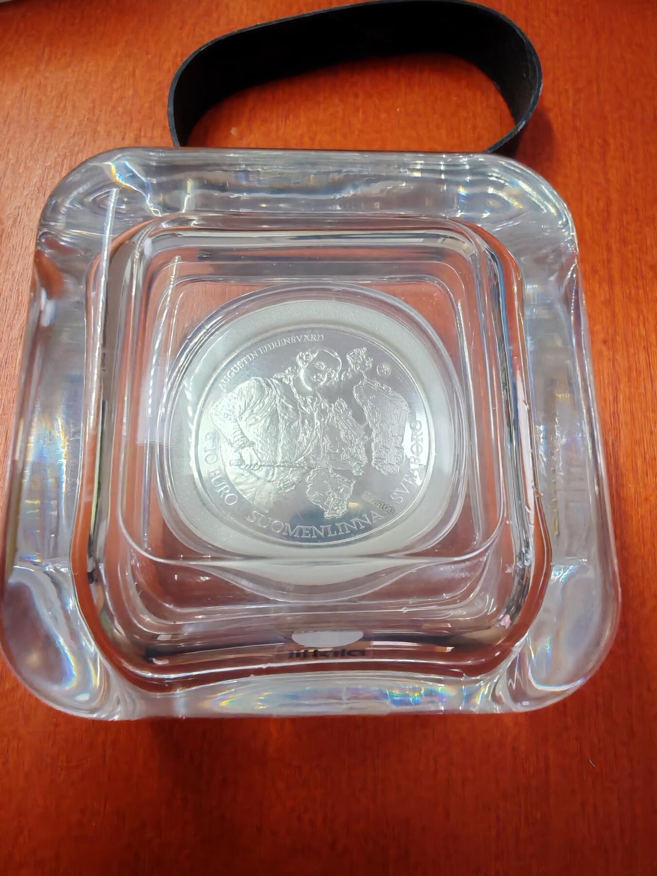 长老汇龙年精选第二十场拍卖 2018芬兰厄伦斯瓦德10欧元精制银币，8000枚，本币是前100枚初铸币，编号017，盒证全。