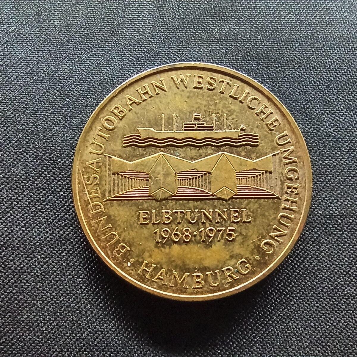 邮泉阁限时拍卖第十三场 各国硬币专场（注意看介绍，硬币在国外谨慎参拍） 德国1975年纪念章直径34.5mm