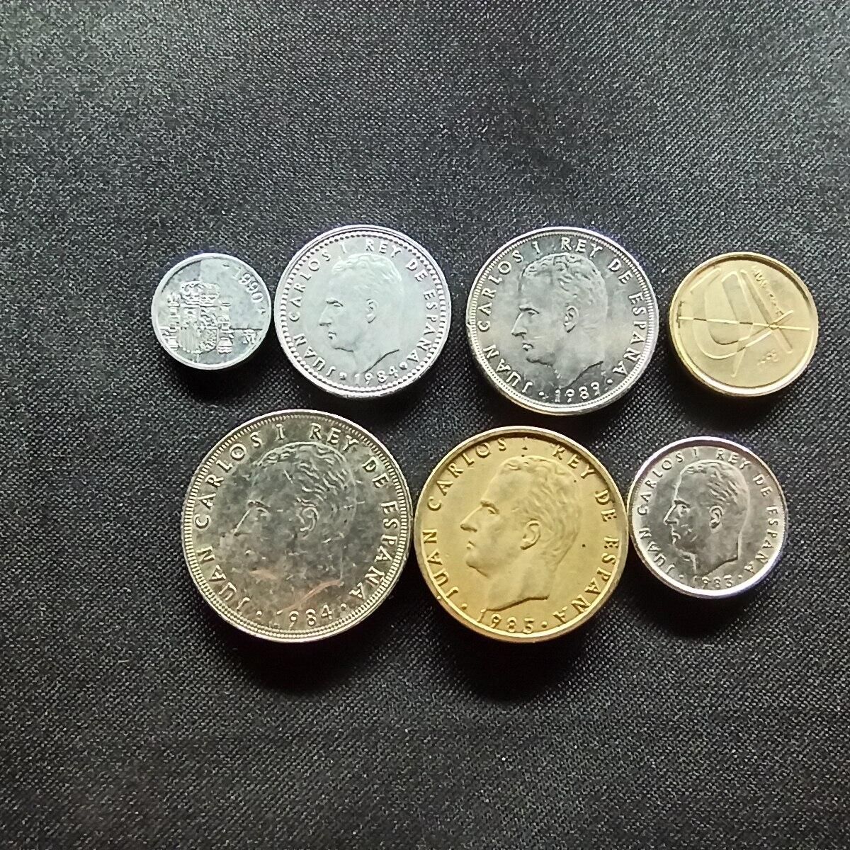 邮泉阁限时拍卖第十三场 各国硬币专场（注意看介绍，硬币在国外谨慎参拍） 西班牙7枚