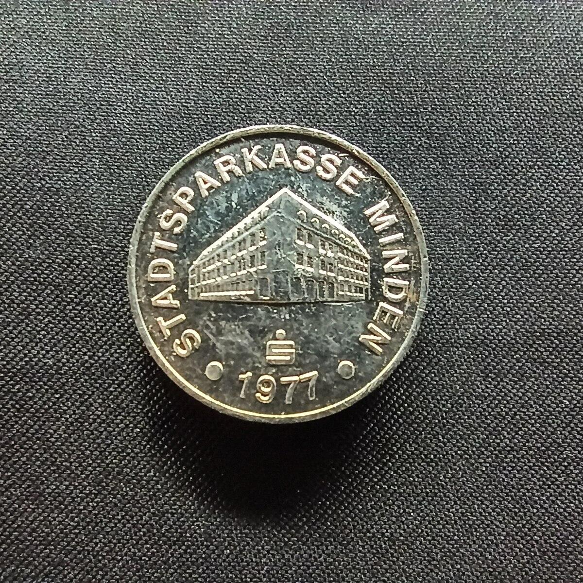 邮泉阁限时拍卖第十三场 各国硬币专场（注意看介绍，硬币在国外谨慎参拍） 德国明登1977年1000年纪念章