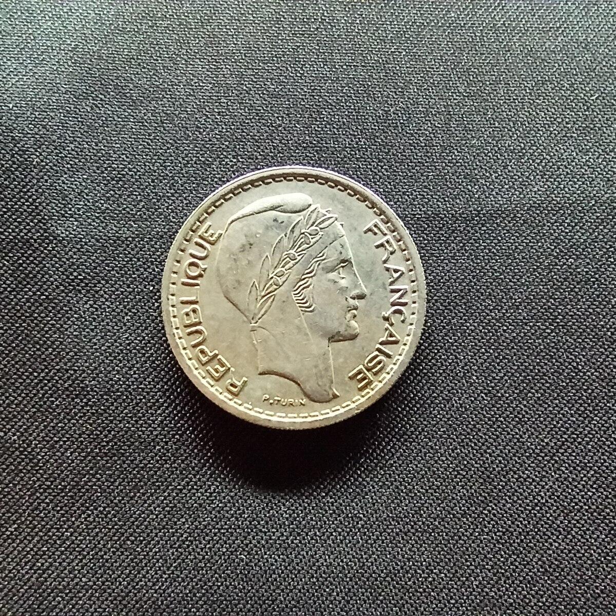 邮泉阁限时拍卖第十三场 各国硬币专场（注意看介绍，硬币在国外谨慎参拍） 法国1948年10法郎