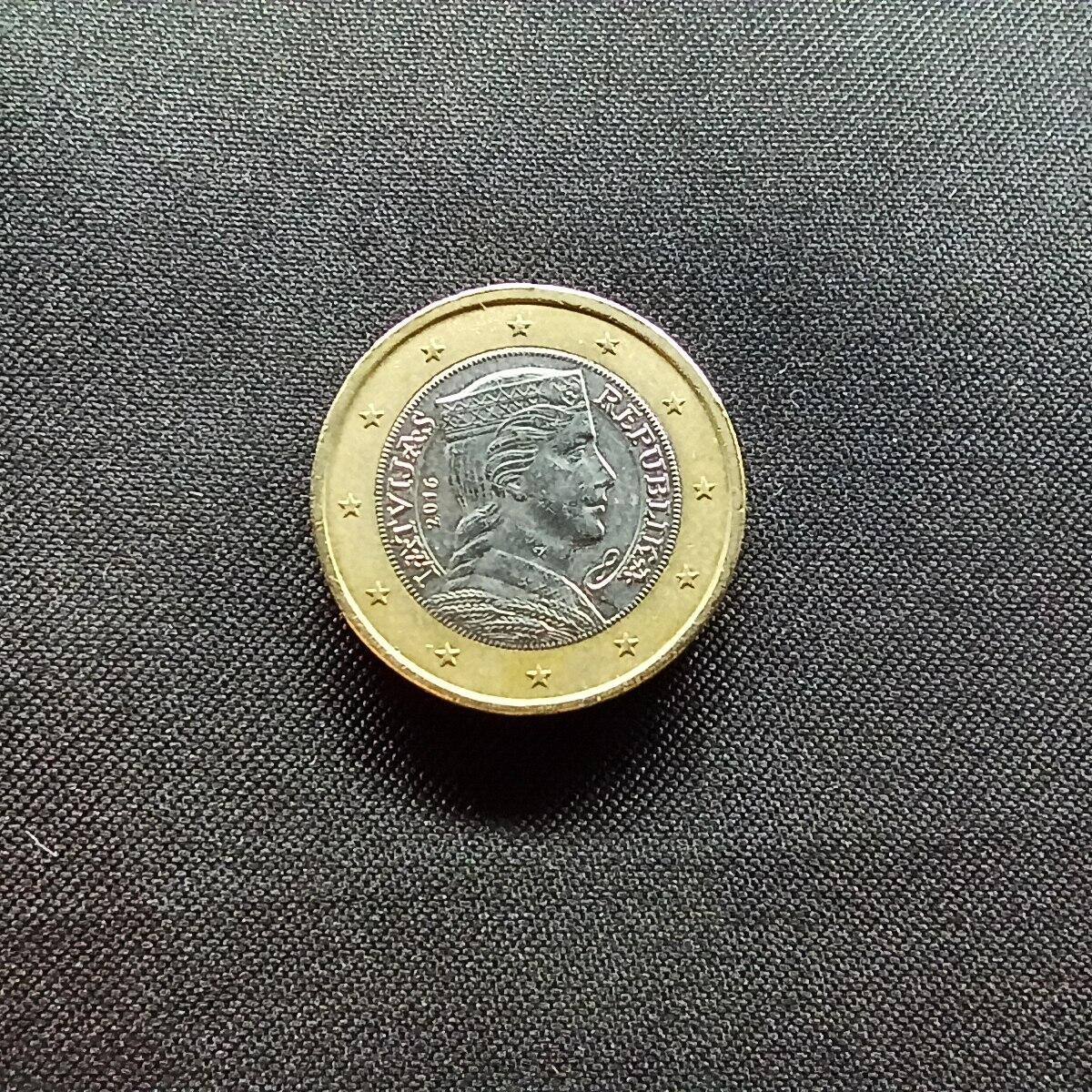 邮泉阁限时拍卖第十三场 各国硬币专场（注意看介绍，硬币在国外谨慎参拍） 拉脱维亚2016年1欧元