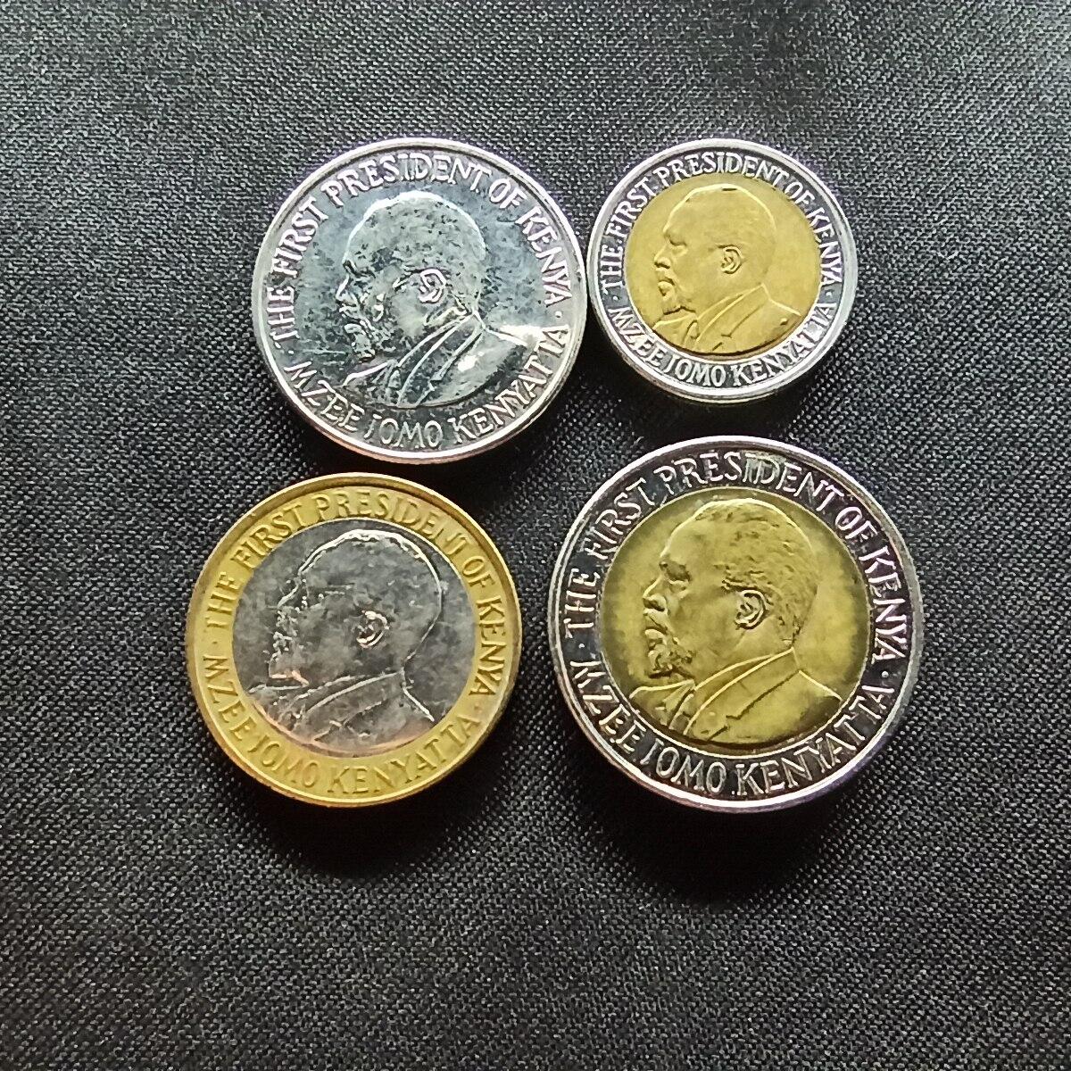 邮泉阁限时拍卖第十三场 各国硬币专场（注意看介绍，硬币在国外谨慎参拍） 肯尼亚4枚