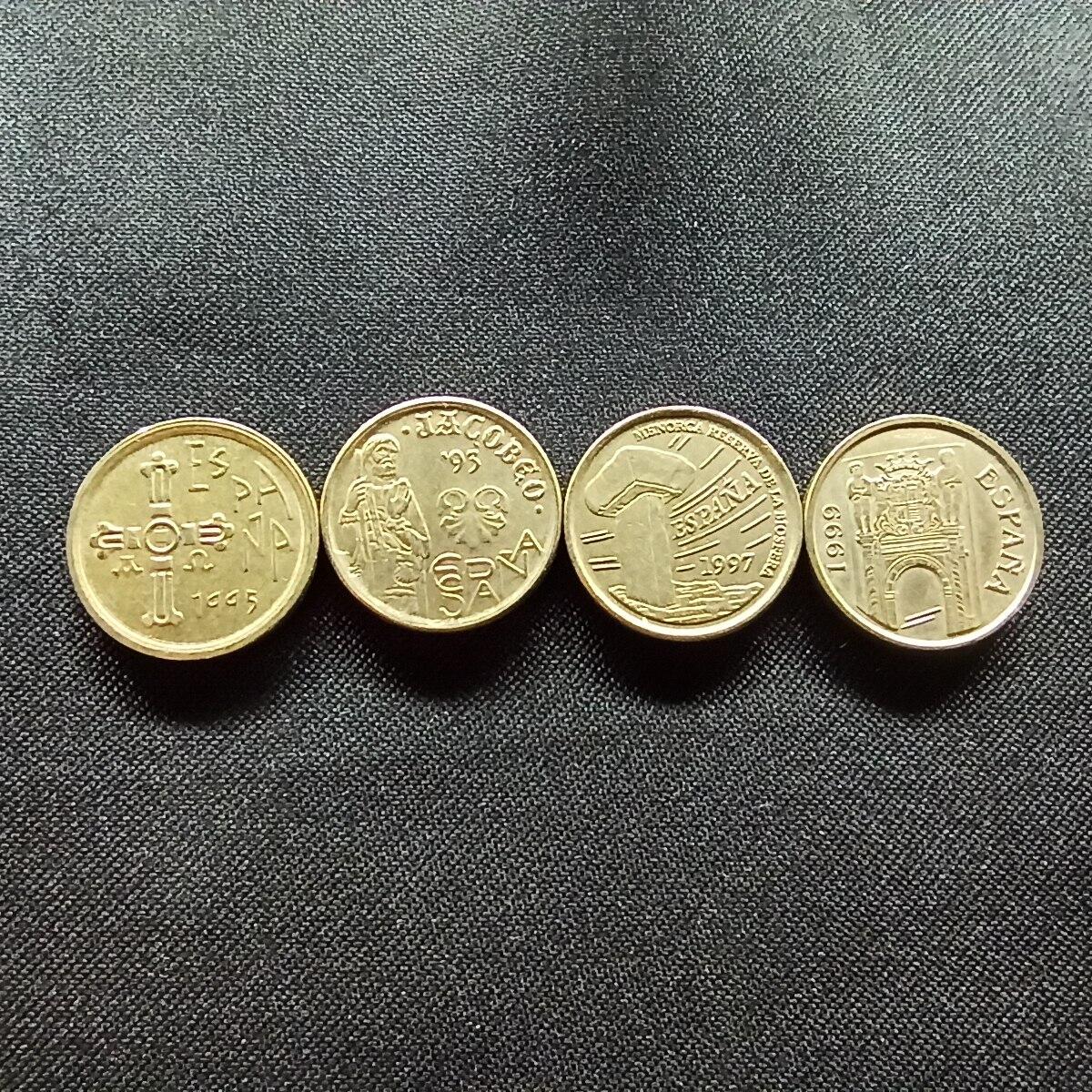 邮泉阁限时拍卖第十三场 各国硬币专场（注意看介绍，硬币在国外谨慎参拍） 西班牙5比赛塔4枚