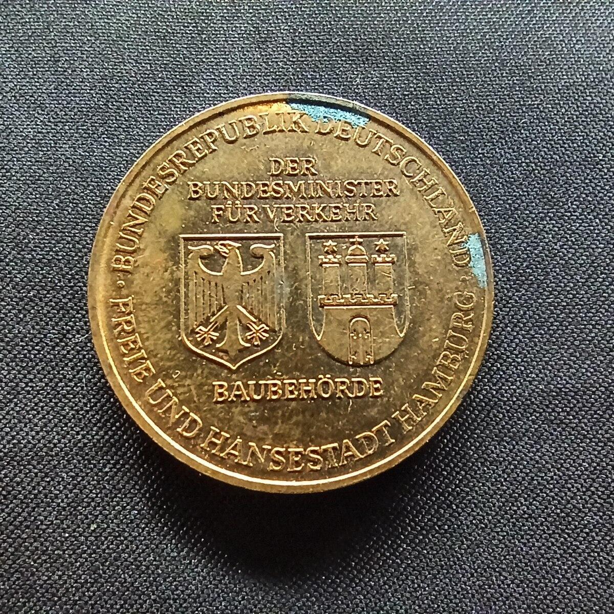 邮泉阁限时拍卖第十三场 各国硬币专场（注意看介绍，硬币在国外谨慎参拍） 德国1975年纪念章直径34.5mm