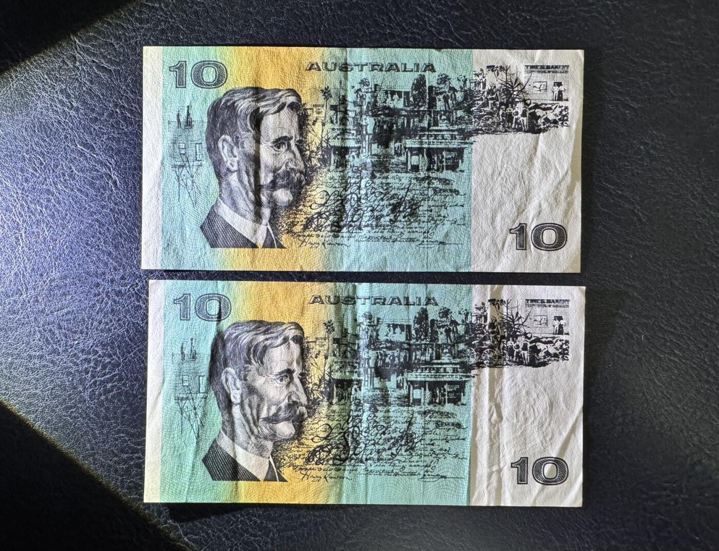 收藏联盟Quantum Auction 第367期拍卖  澳大利亚1974-91年10元 非全新 品相如图