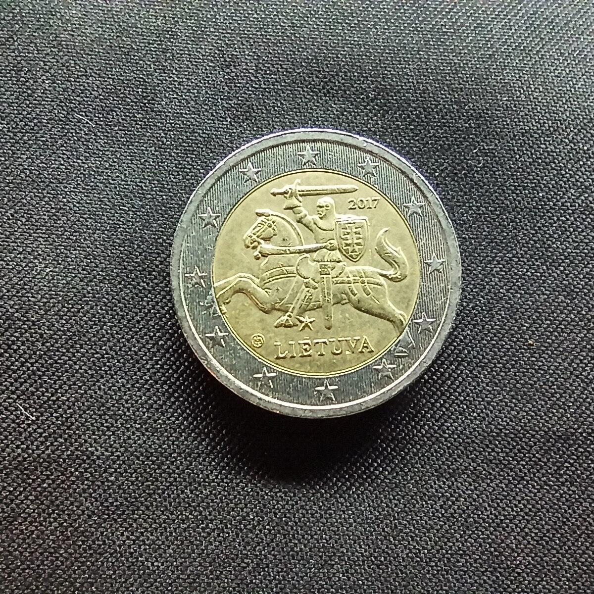 邮泉阁限时拍卖第十三场 各国硬币专场（注意看介绍，硬币在国外谨慎参拍） 立陶宛2017年2欧元