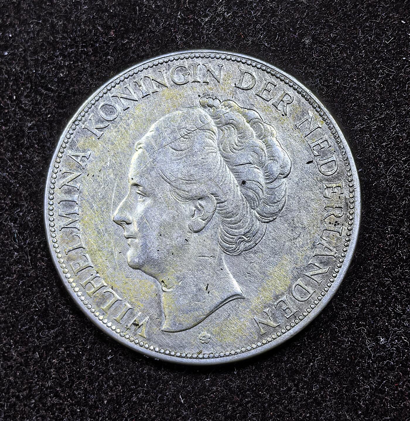 北京马甸外国币专卖微拍第124期，外国金银币专场，陆续上新，欢迎关注 1930年荷兰2.5盾银币