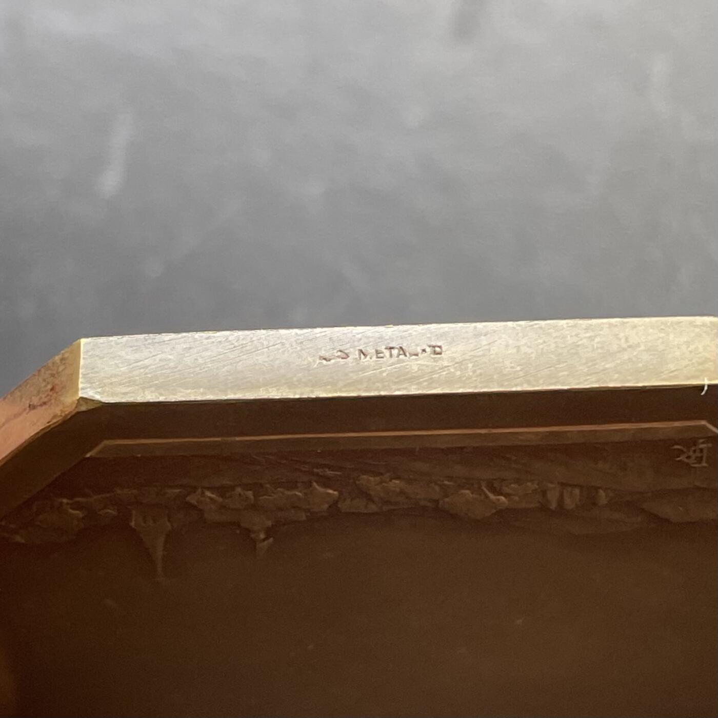 「木头集藏」章牌精品专场！ Benard～法国母爱装饰风格铜章   尺寸：57×52mm，丰饶角+Metal.D