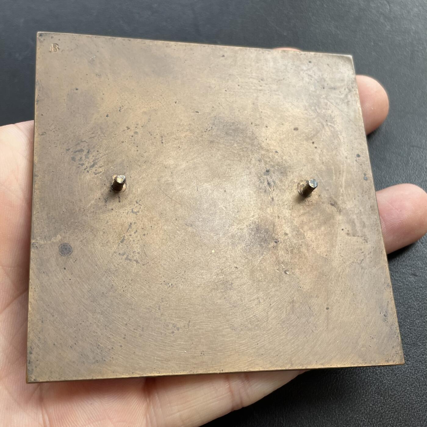 「木头集藏」章牌精品专场！ Schwartz～奥地利RONDO 回旋曲单面大铜章，尺寸：80×80mm，奥地利艺术章牌大师施瓦茨的经典作品之一。