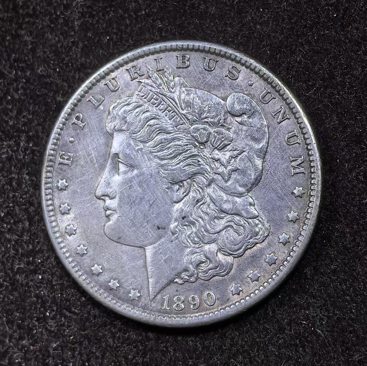 北京马甸外国币专卖微拍第124期，外国金银币专场，陆续上新，欢迎关注 1890年美国摩根银币