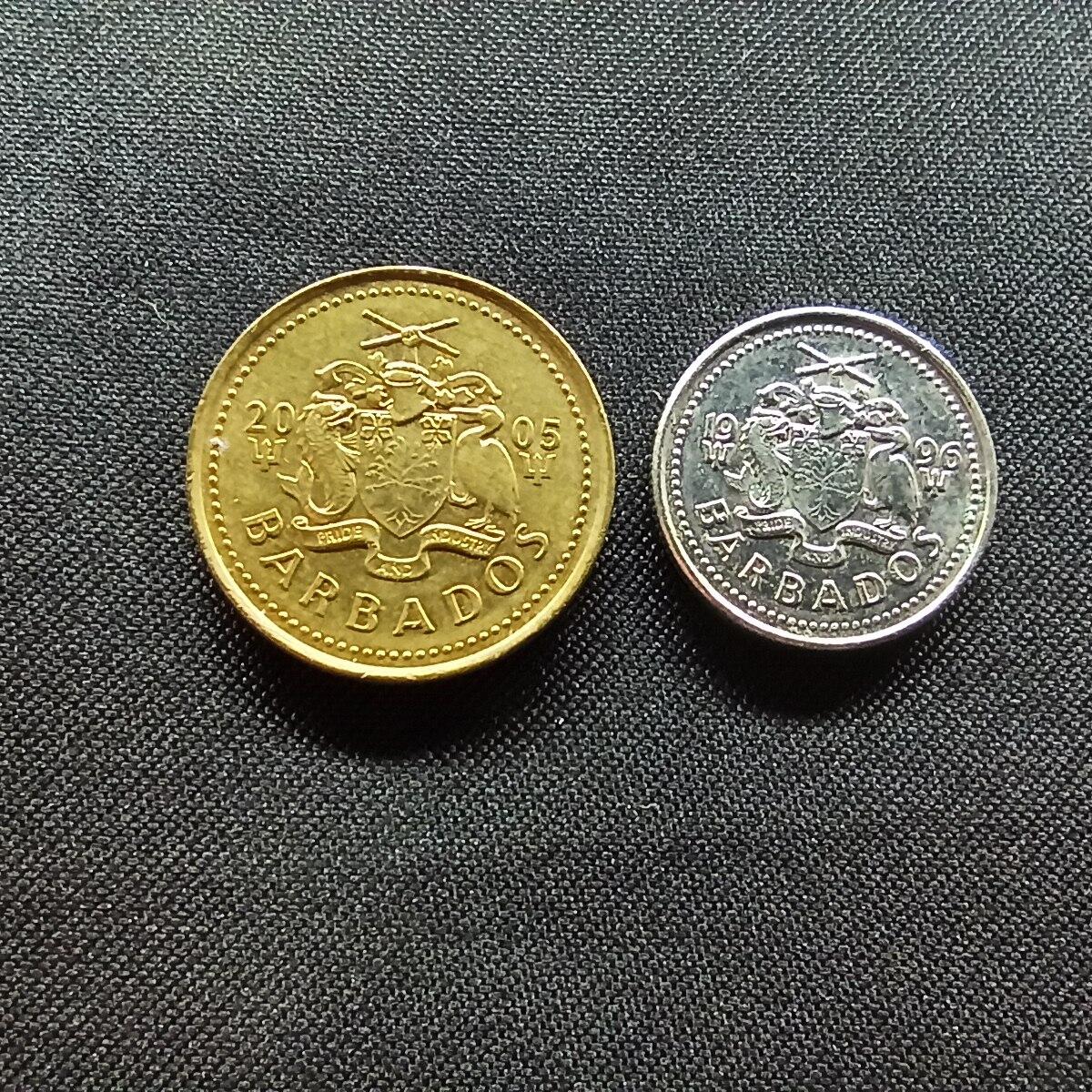 邮泉阁限时拍卖第十三场 各国硬币专场（注意看介绍，硬币在国外谨慎参拍） 巴巴多斯2枚