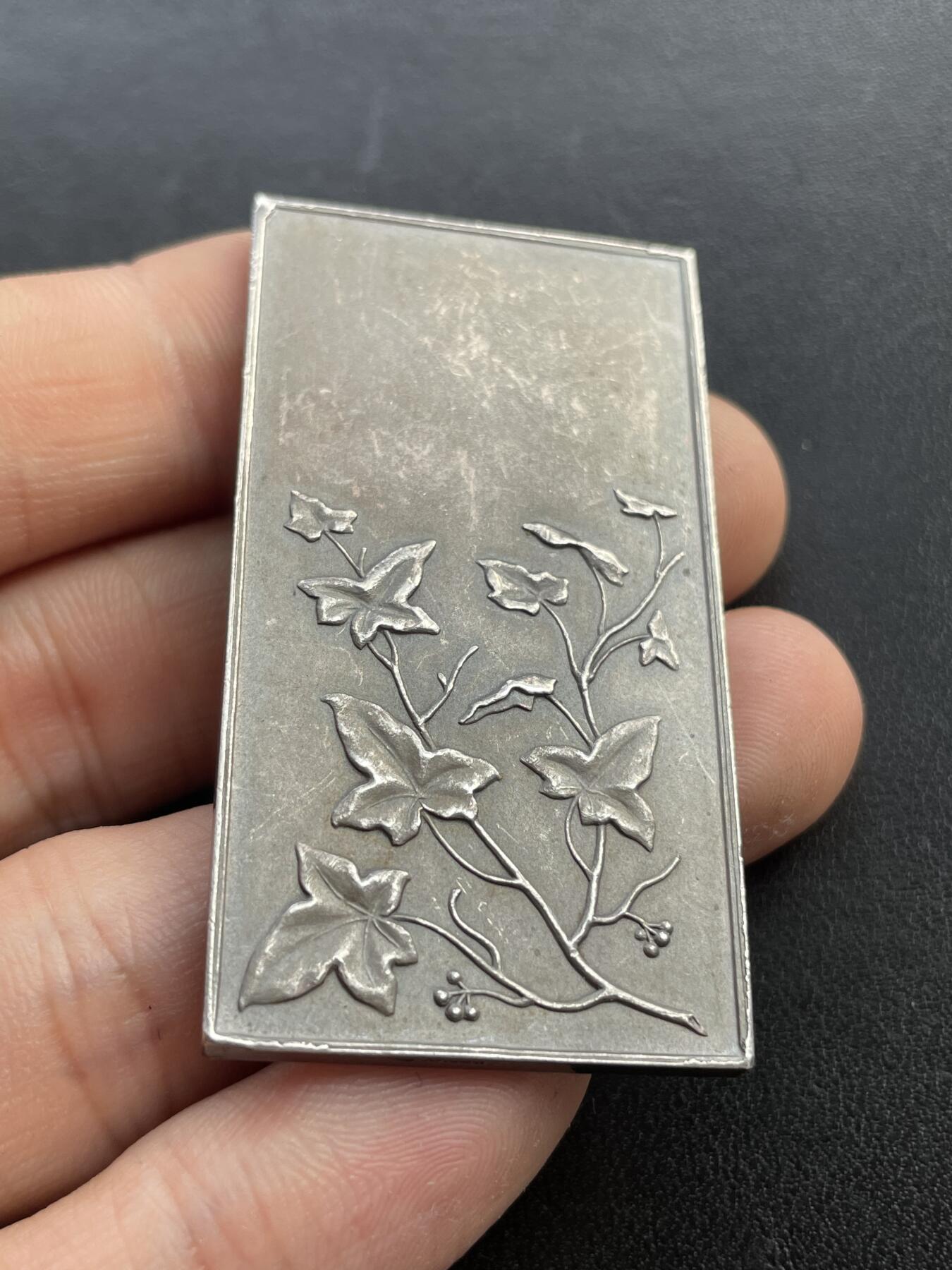 「木头集藏」章牌精品专场！ Mouchon～法国“铭刻记忆”银章  尺寸：53×29mm，30g，边铭：丰饶角 ARGENT