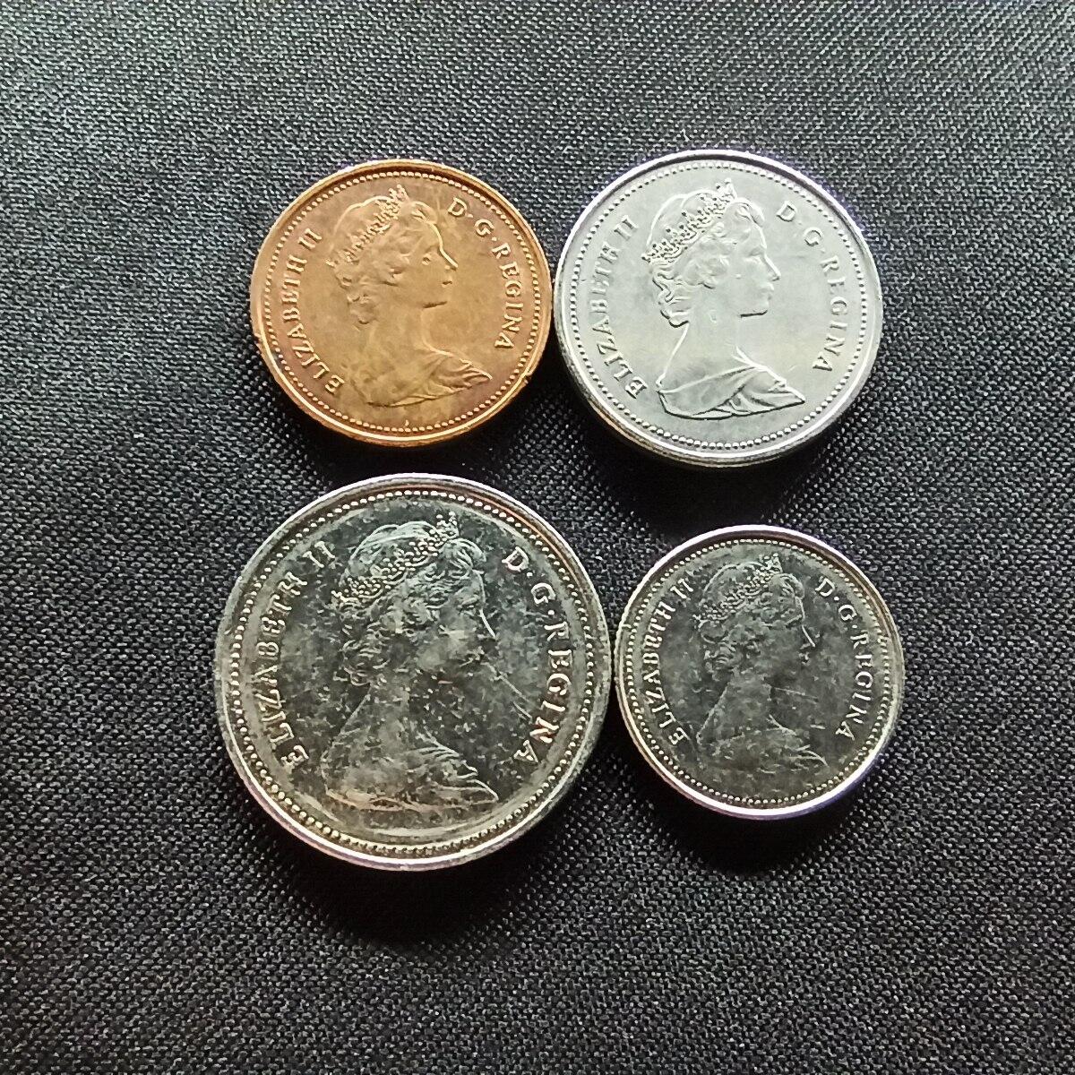 邮泉阁限时拍卖第十三场 各国硬币专场（注意看介绍，硬币在国外谨慎参拍） 加拿大4枚