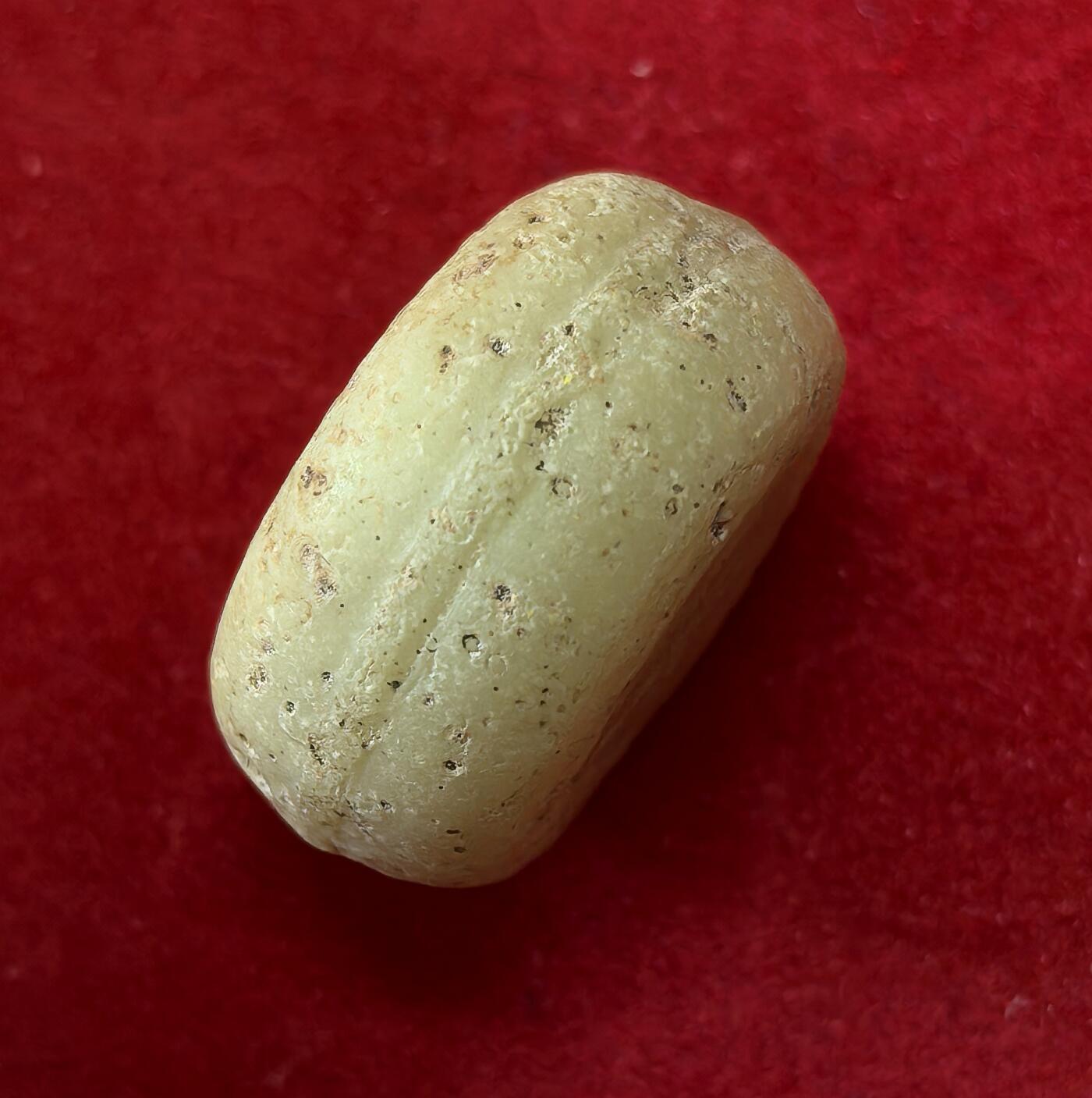 凡希社世界钱币微拍第二百八十期 暹罗石质代用币，正面是“钱”的符号，背面难以辨认。