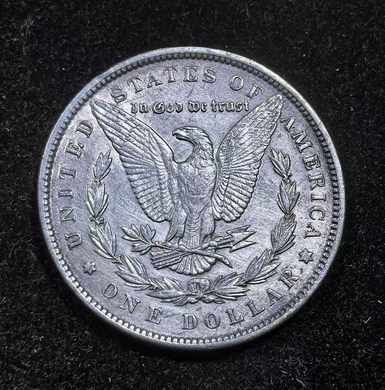 北京马甸外国币专卖微拍第124期，外国金银币专场，陆续上新，欢迎关注 1890年美国摩根银币