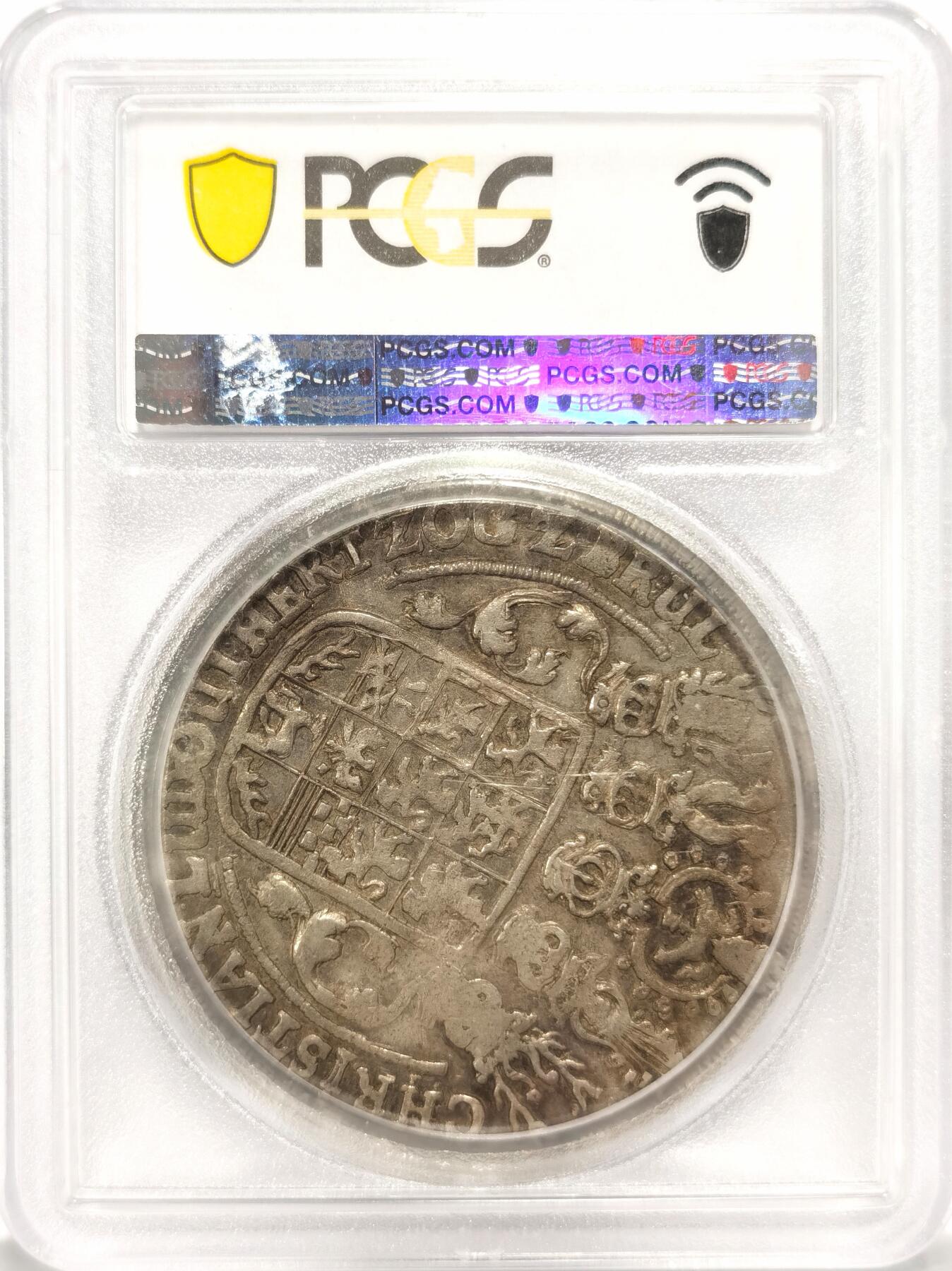 博洋堂世界钱币拍卖第087期（全场包邮） PCGS AU55 神罗布伦瑞克-吕内堡-策勒1663年野人老泰勒 评级榜冠军分! 只此一枚！