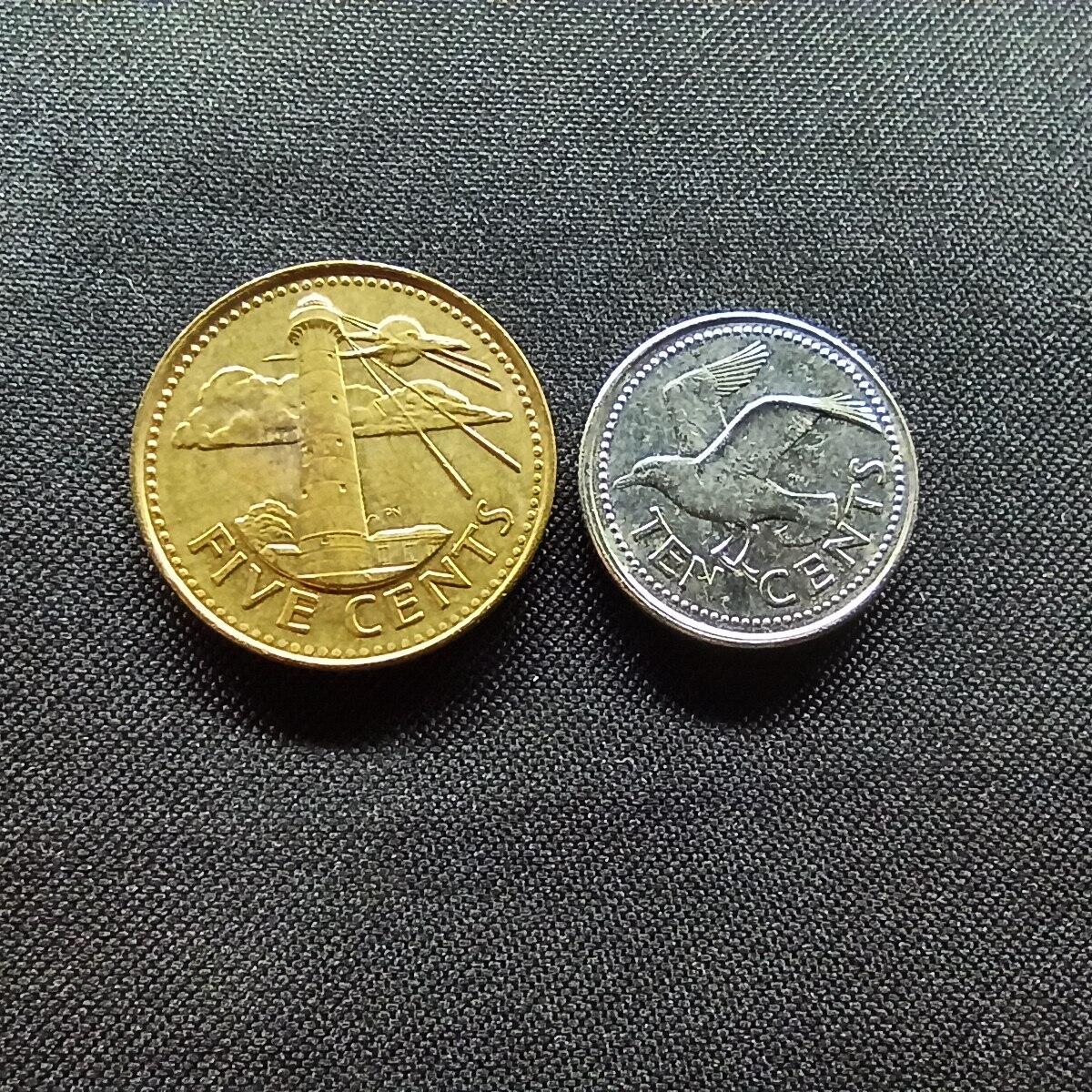 邮泉阁限时拍卖第十三场 各国硬币专场（注意看介绍，硬币在国外谨慎参拍） 巴巴多斯2枚