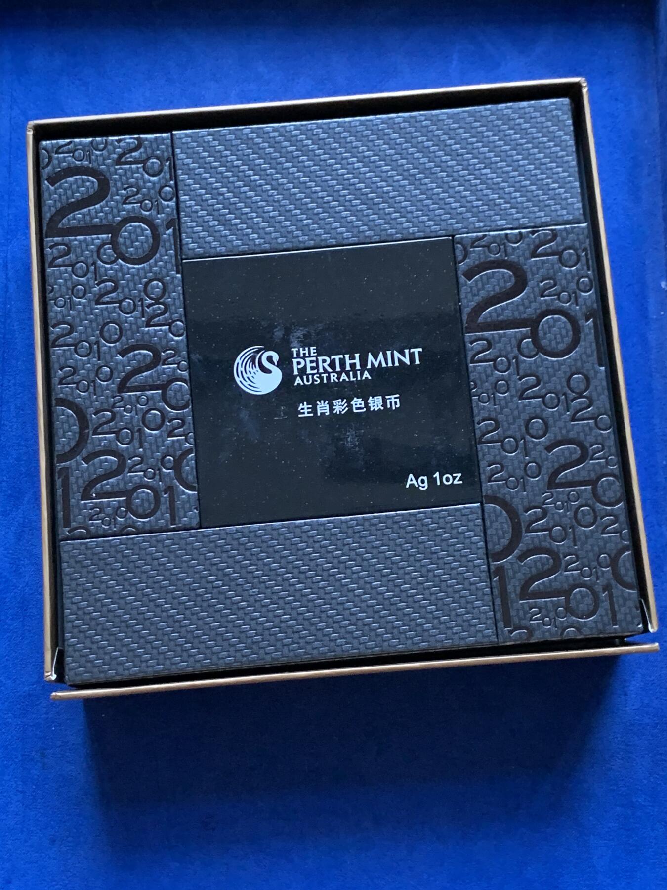 《竞宝斋》第296场- 周日，周一  2场连拍 （全场包邮） 虎年生肖彩色大银币 999纯银 澳大利亚珀斯造币厂铸