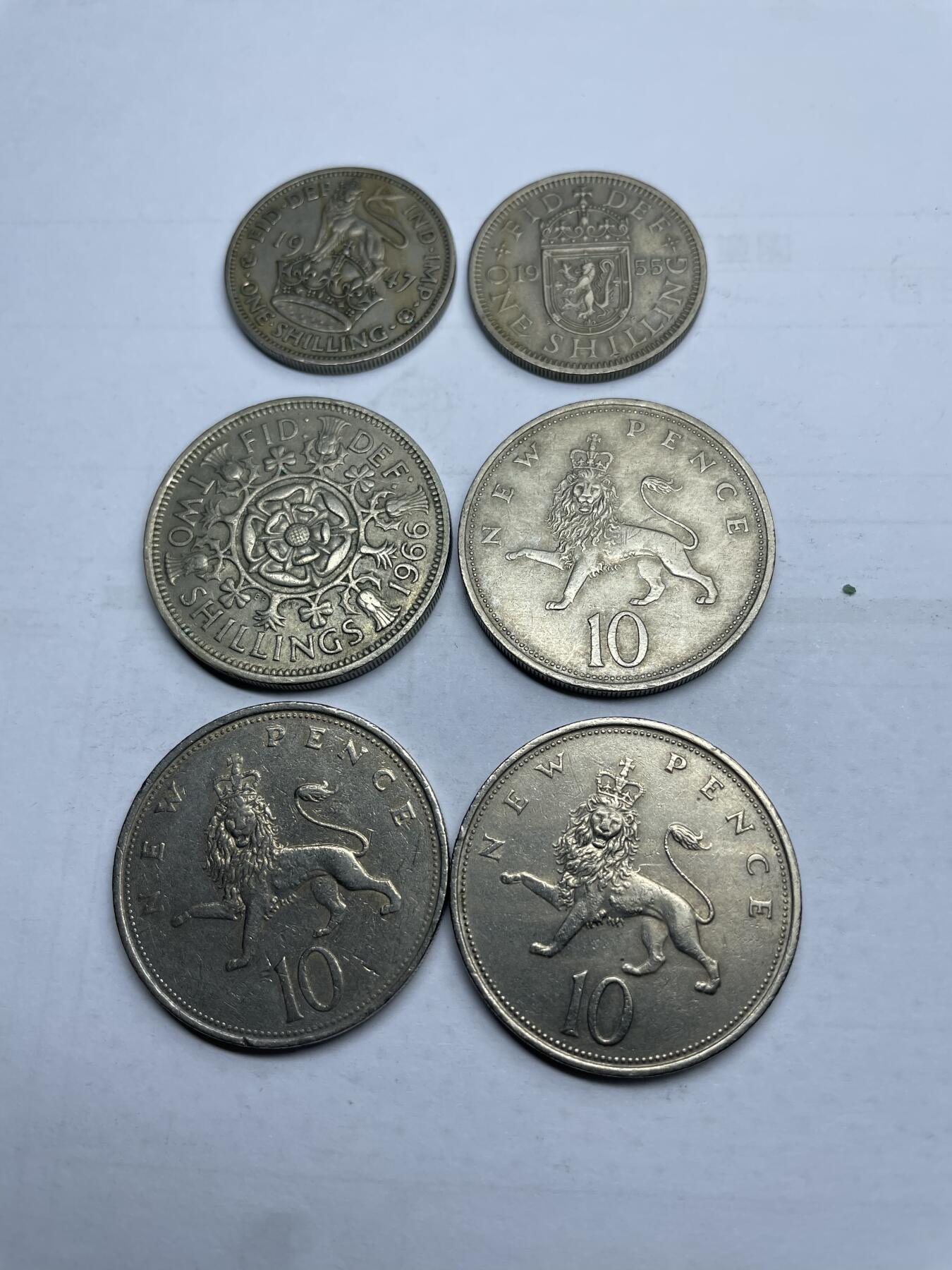 每日一拍，2024年集古藏今外币拍卖第十二期-第9场—（总第119拍），新一期拍卖开始了 英国6枚
