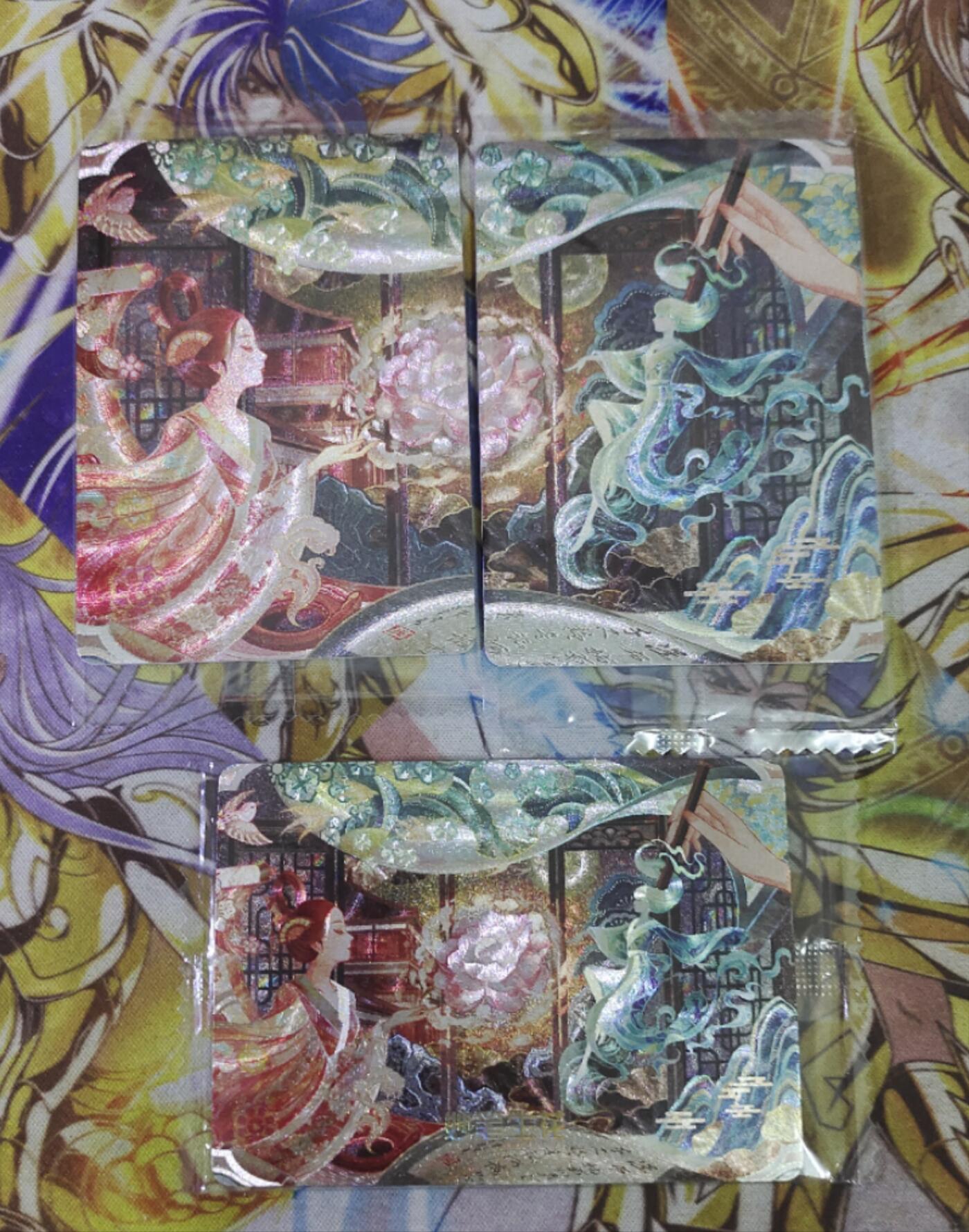 天玑星卡拍第四十七期《天太热了》持续收拍中 满赠三娘需备注 可可瑞听 国潮节日应援卡 妙笔生花 粗闪 3张