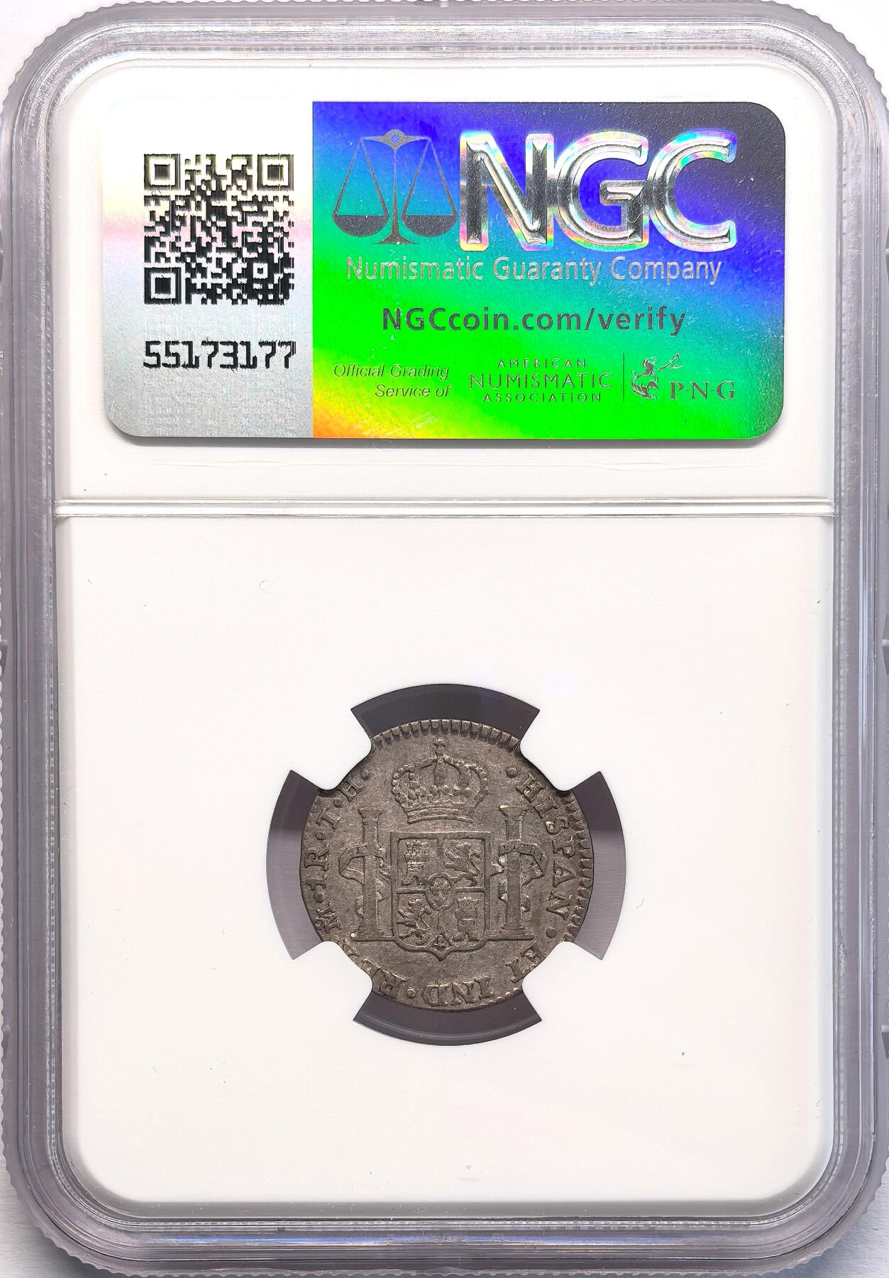 凡希社世界钱币微拍第二百八十期 1804MO墨西哥卡四Real银币NGC-VF30