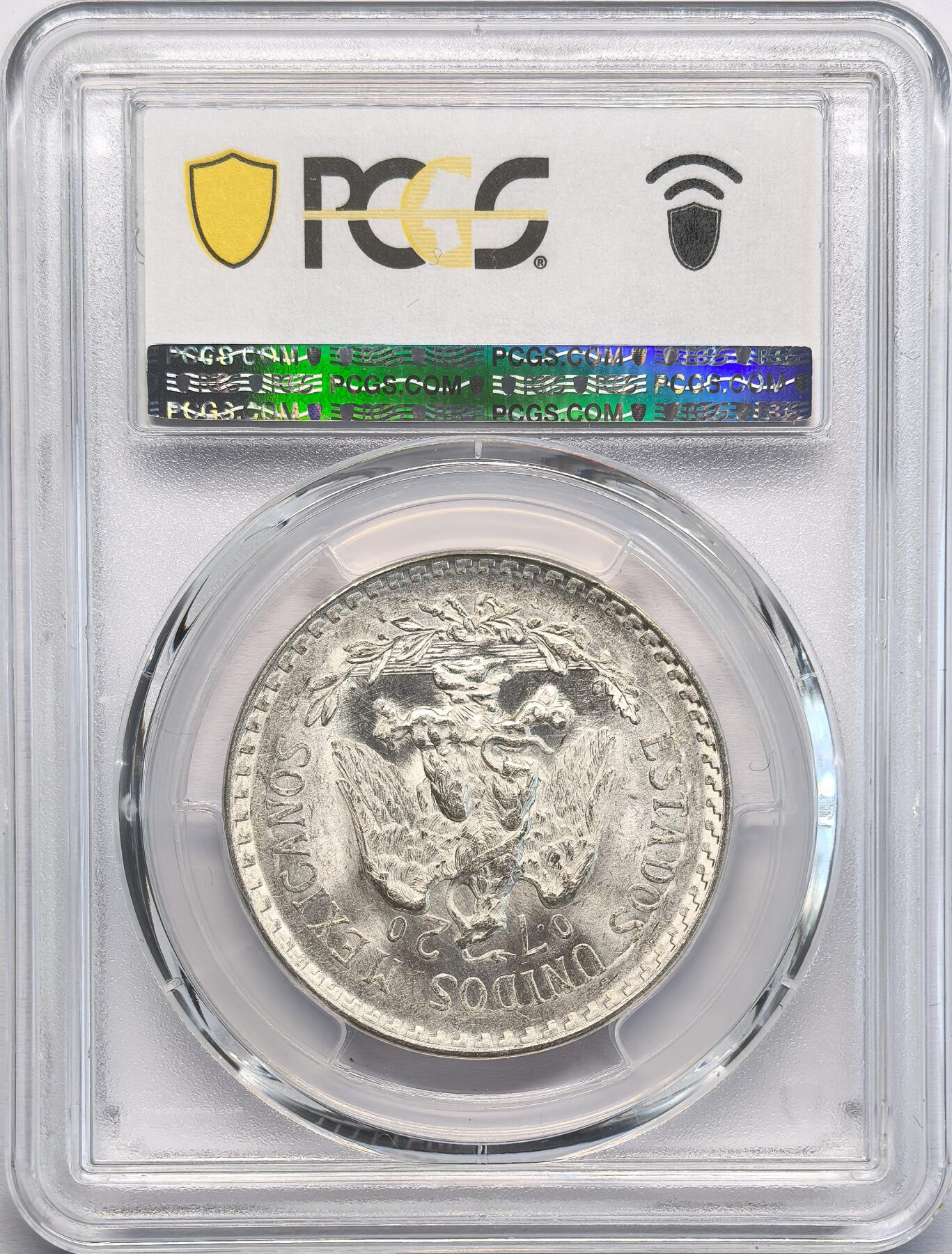 凡希社世界钱币微拍第二百八十期 1943M墨西哥射线自由帽银比索PCGS-MS65