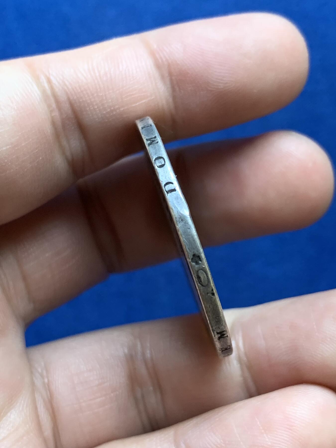 《竞宝斋》第296场- 周日，周一  2场连拍 （全场包邮） 1823年法国路易十八5法郎银币