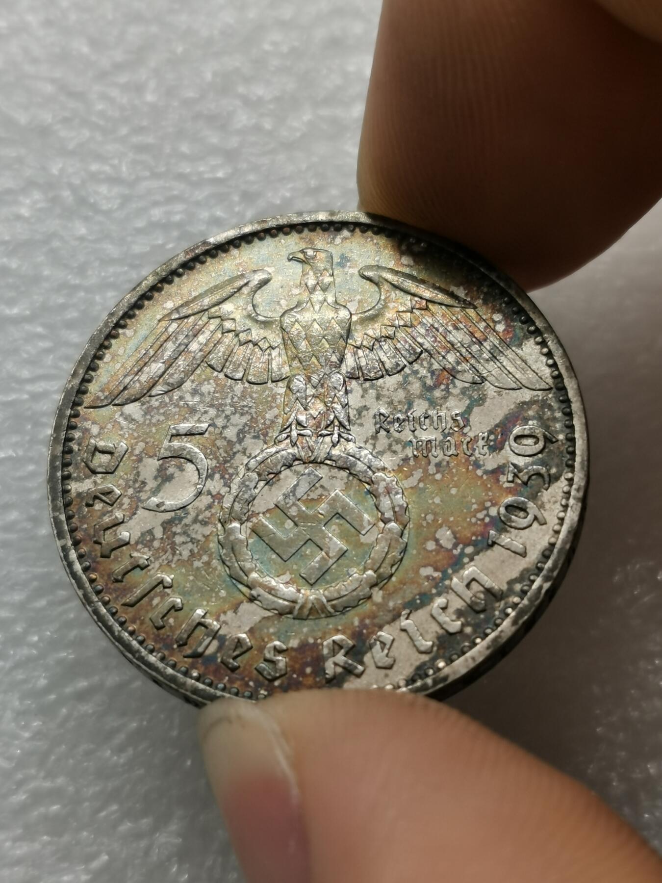 四叶草钱币 第3场 散币 小银币 德国1939年5马克银币