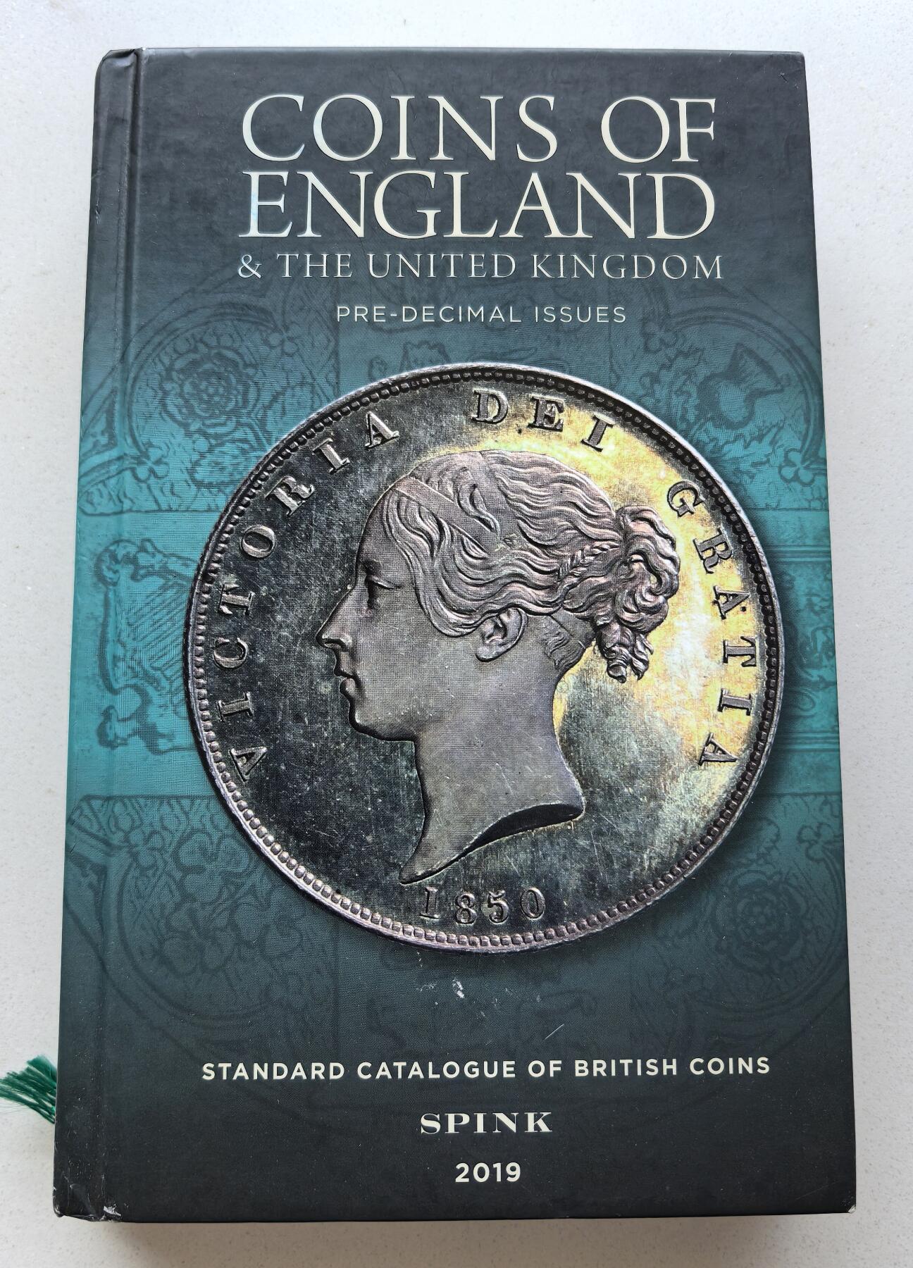 凡希社世界钱币微拍第二百八十期 2019版SPINK英格兰与联合王国硬币目录，十进制以前，八五品。