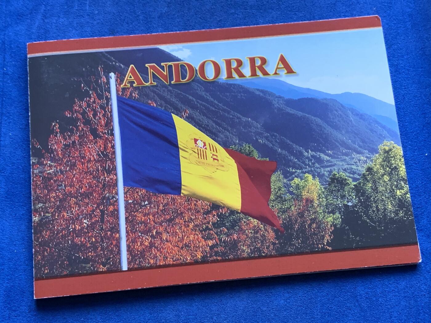 《竞宝斋》第296场- 周日，周一  2场连拍 （全场包邮） 安道尔2003年官方7枚卡装套币