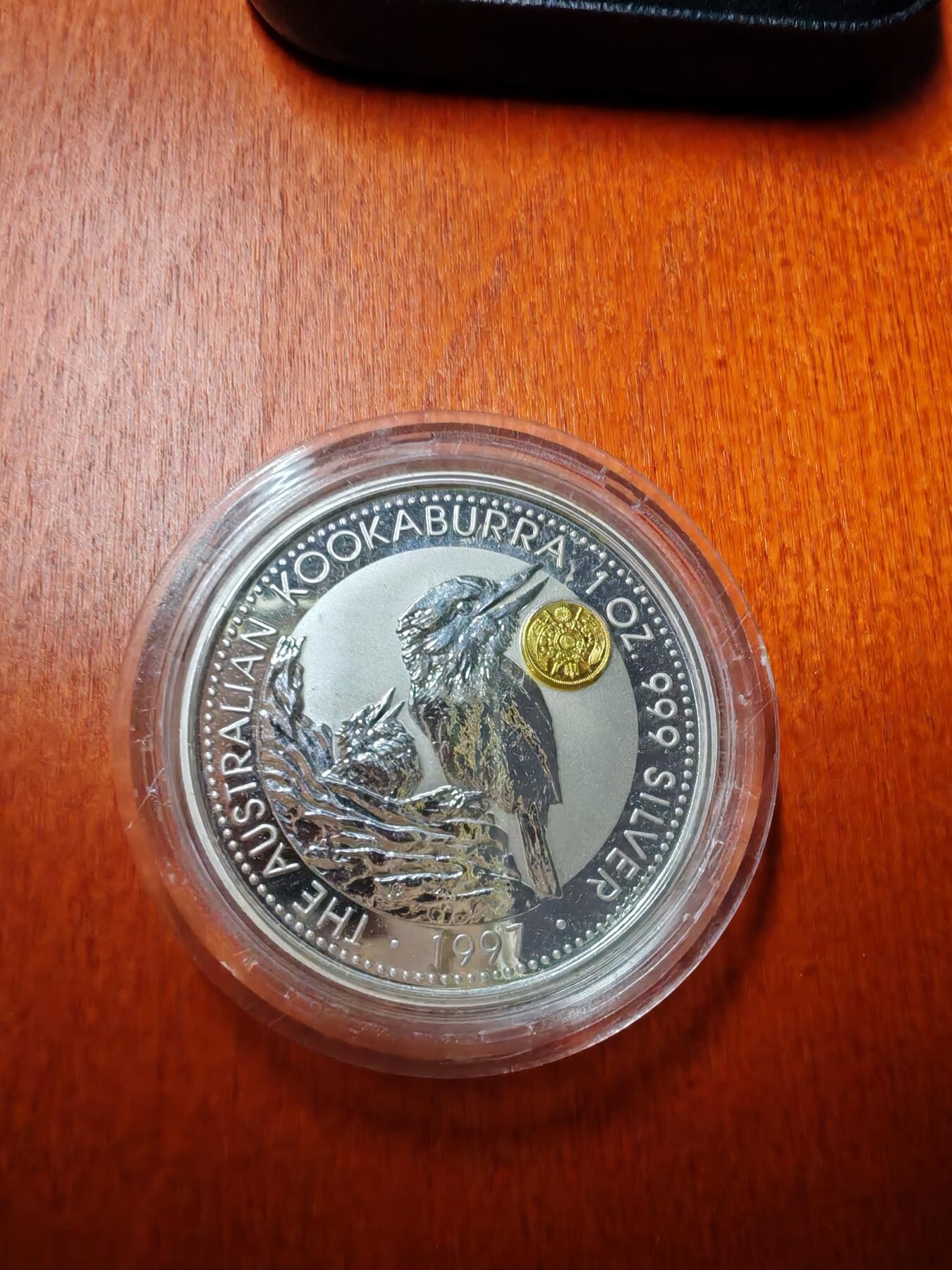 长老汇龙年精选第二十一场拍卖 1997澳大利亚笑翠鸟1元日本20元金币密印银币，盒证全，2500枚