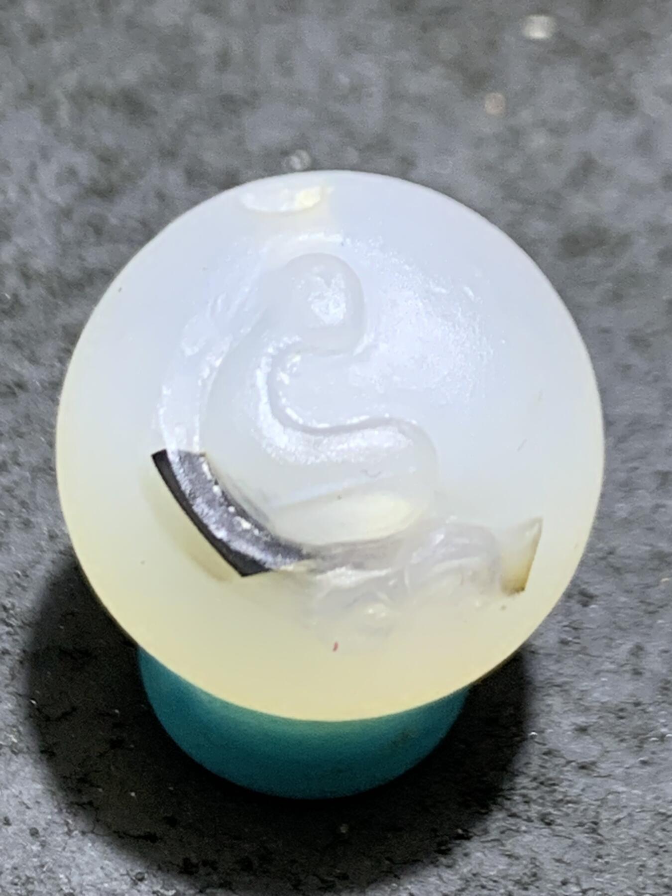 精美亚光高玉化海洋玉髓手工雕刻得道成佛意境圆珠一个
