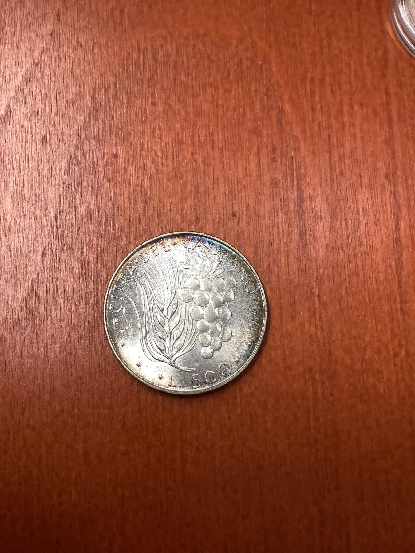 长老汇龙年精选第二十一场拍卖 1973梵蒂冈500里拉银币