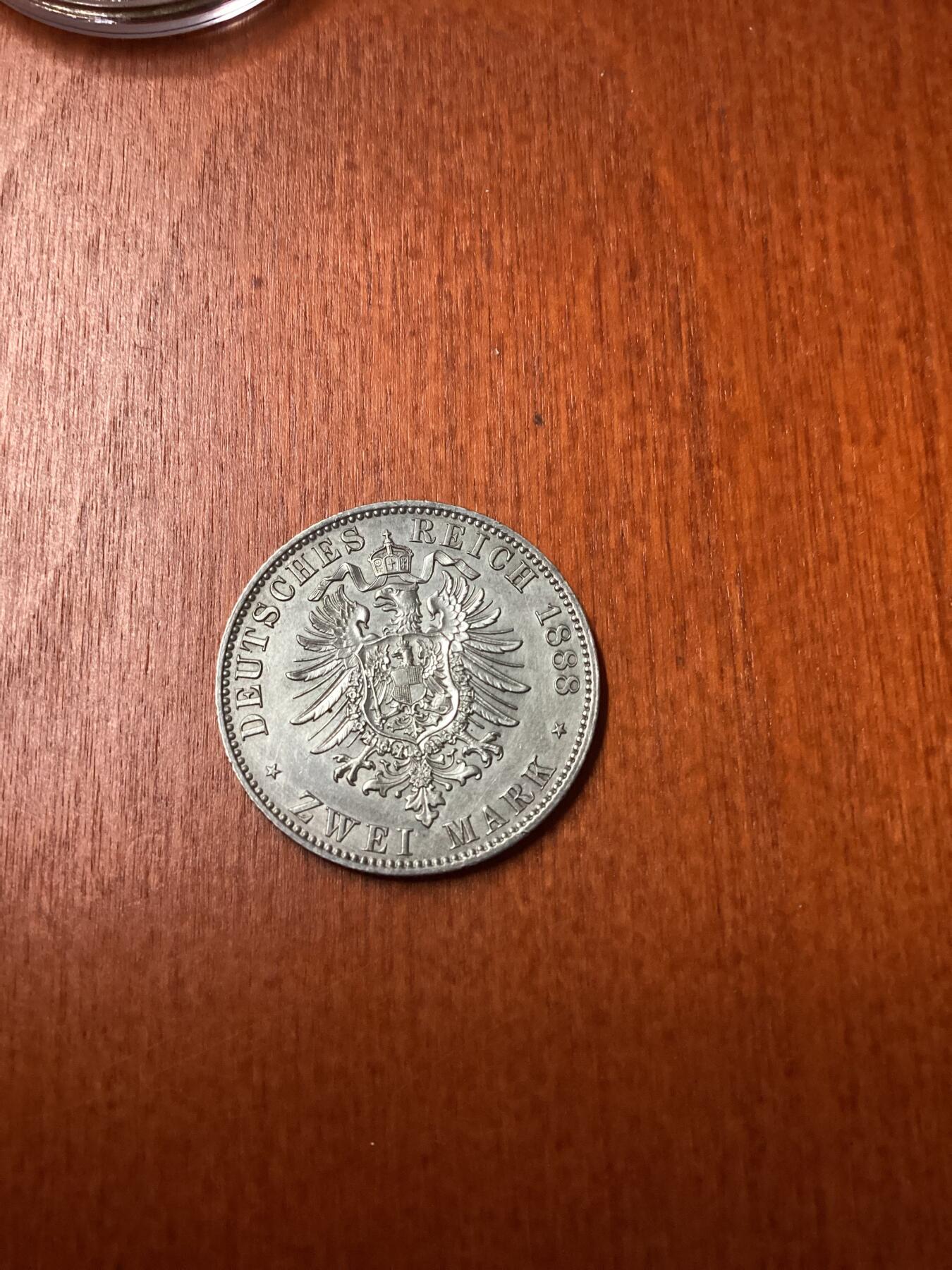 长老汇龙年精选第二十一场拍卖 1888德国普鲁士弗雷德里希2马克银币（2）