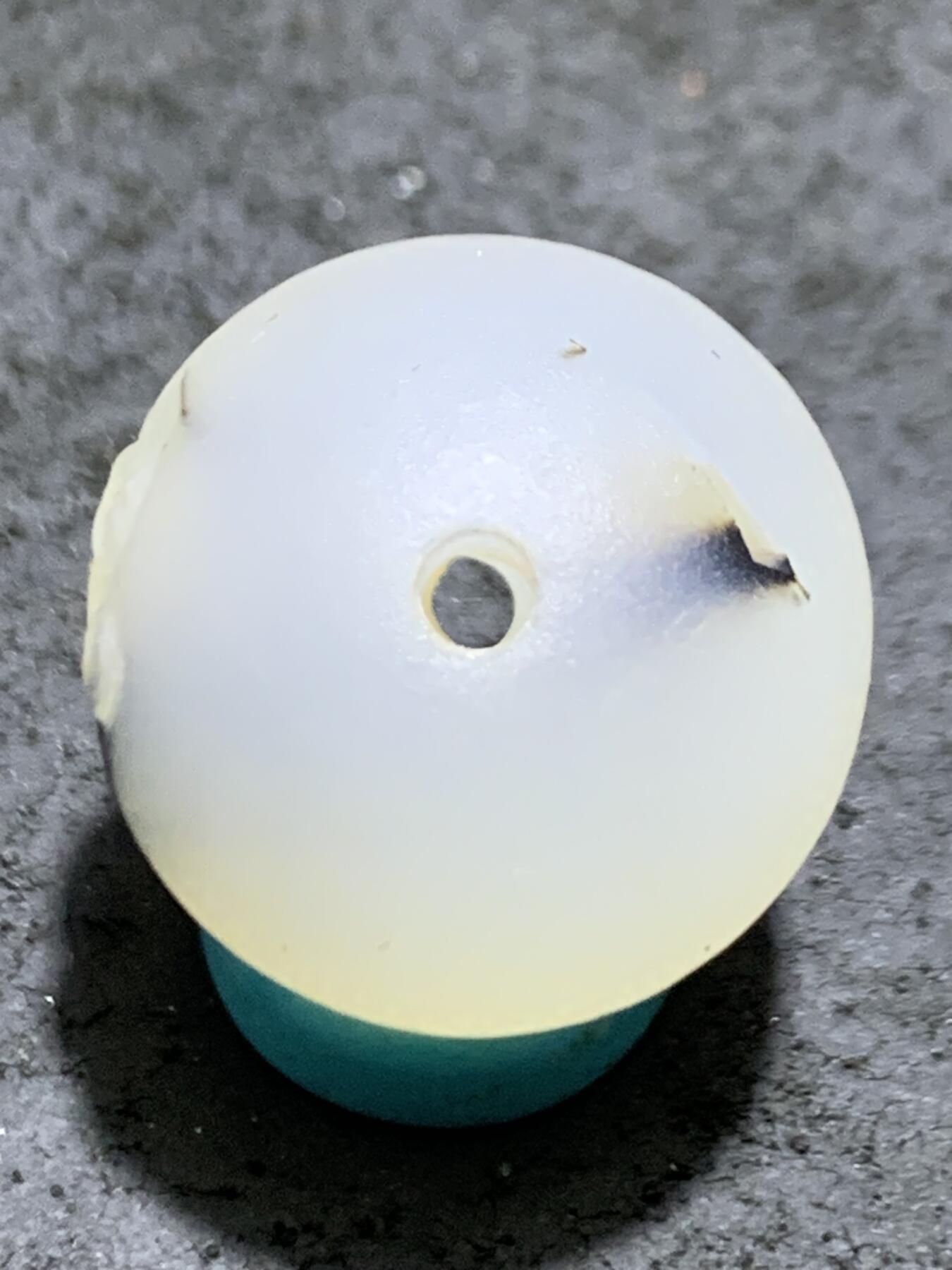 精美亚光高玉化海洋玉髓手工雕刻得道成佛意境圆珠一个