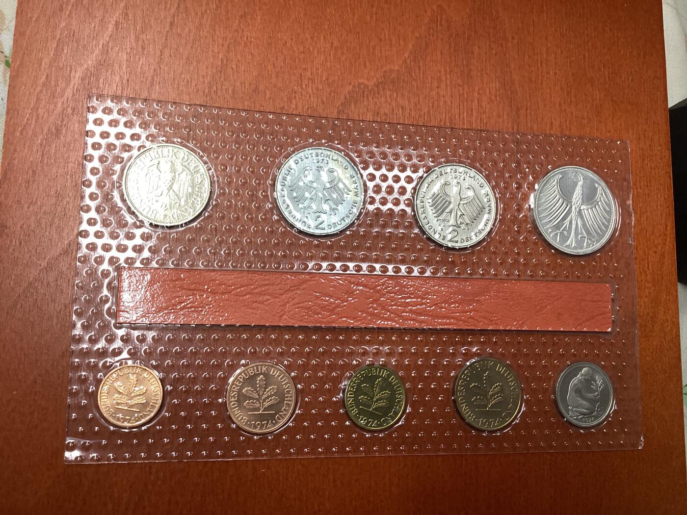 长老汇龙年精选第二十一场拍卖 1974德国F厂普制套币，含银币一枚