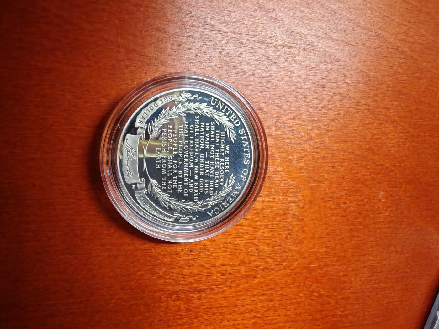 长老汇龙年精选第二十一场拍卖 2009美国林肯1美元精制银币，盒证全