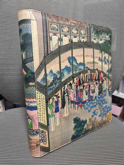 玩卡战线超级大甩拍第4期（好物、稀缺、镇册之宝） -  卡联社-孙温绘红楼梦丝绢大卡120张全+高端定制D环卡册，非常稀少，非常值得珍藏