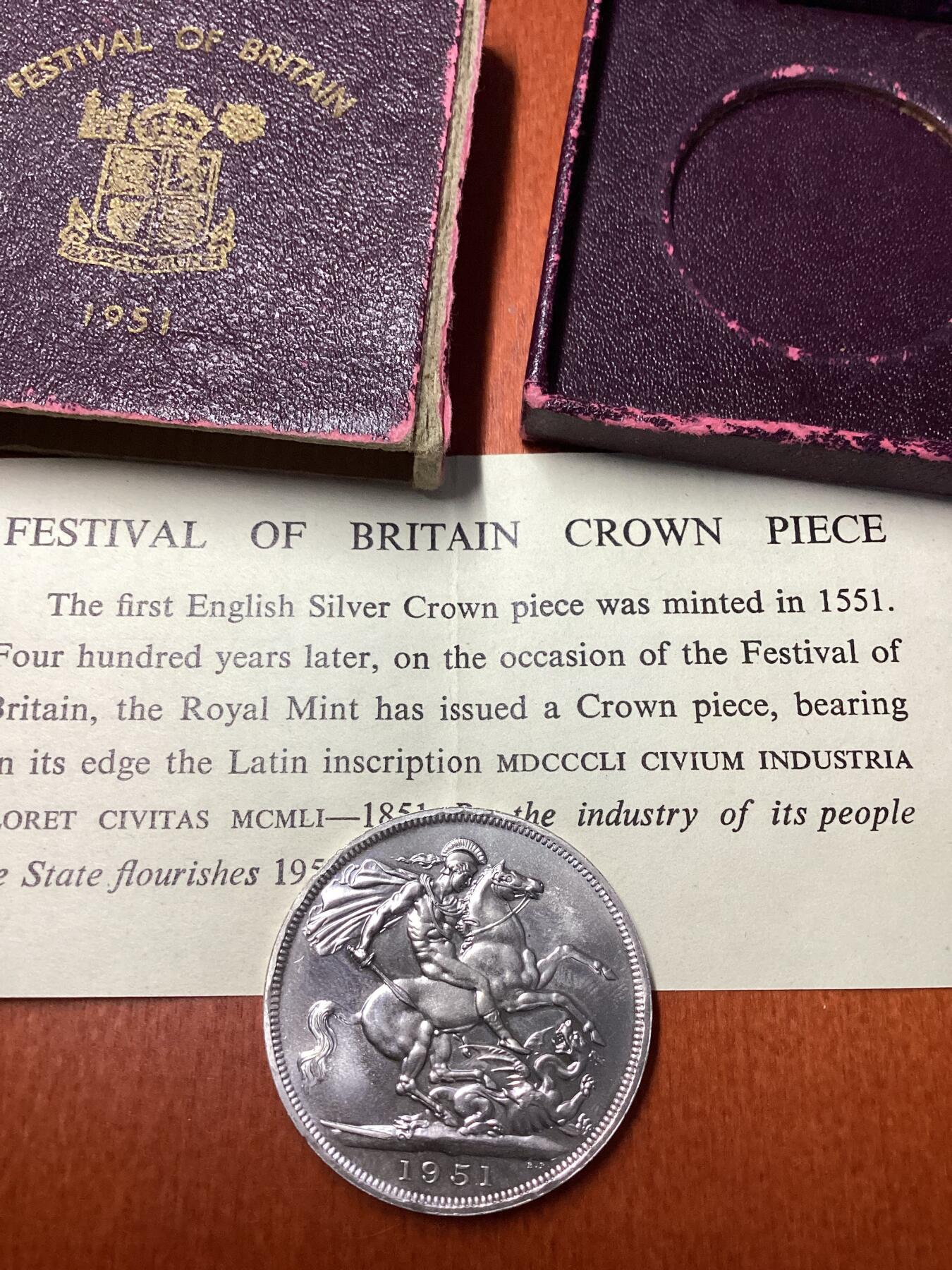 长老汇龙年精选第二十一场拍卖 1951英国乔治六世镍马剑，盒证全