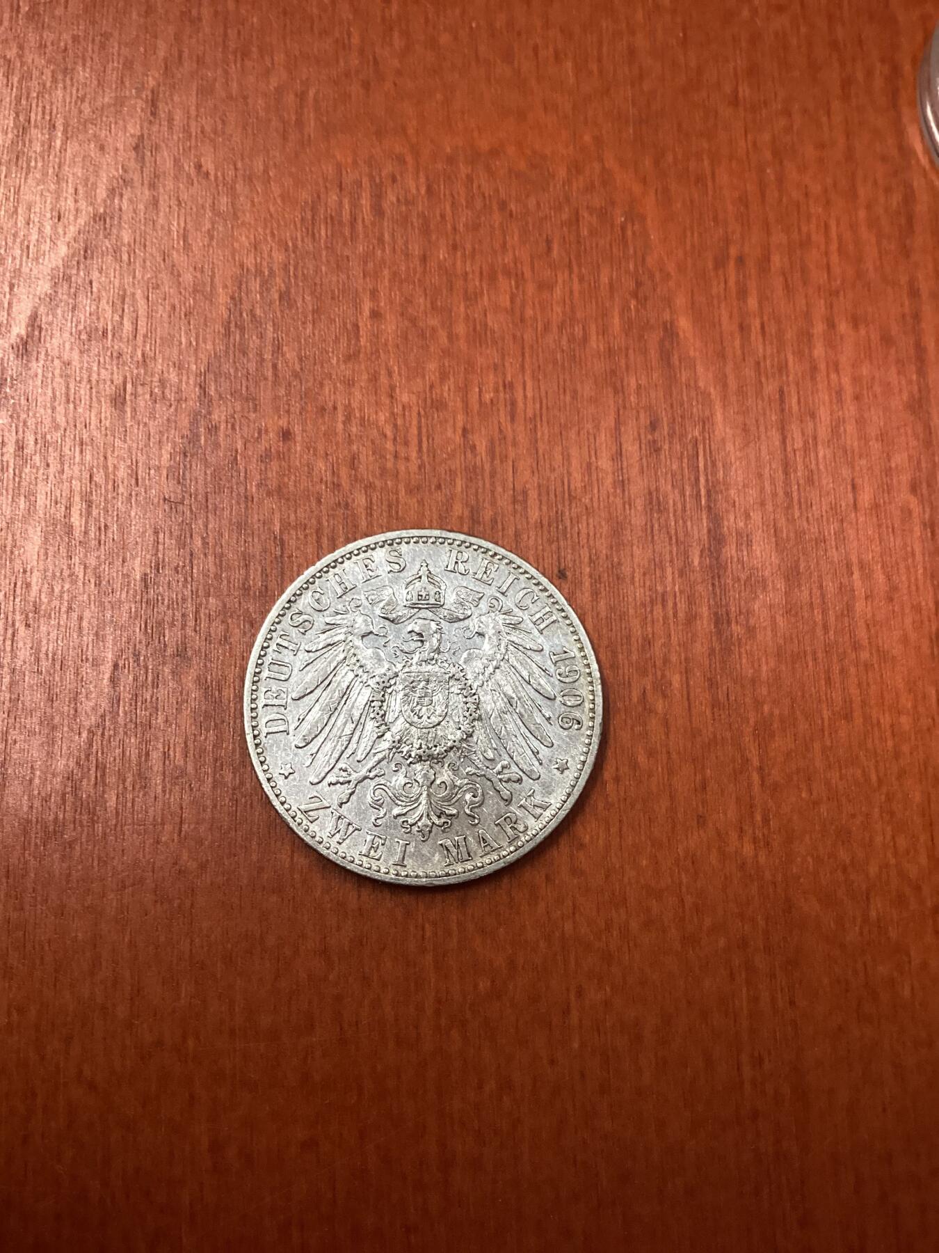 长老汇龙年精选第二十一场拍卖 1906德国符腾堡威廉二世2马克银币