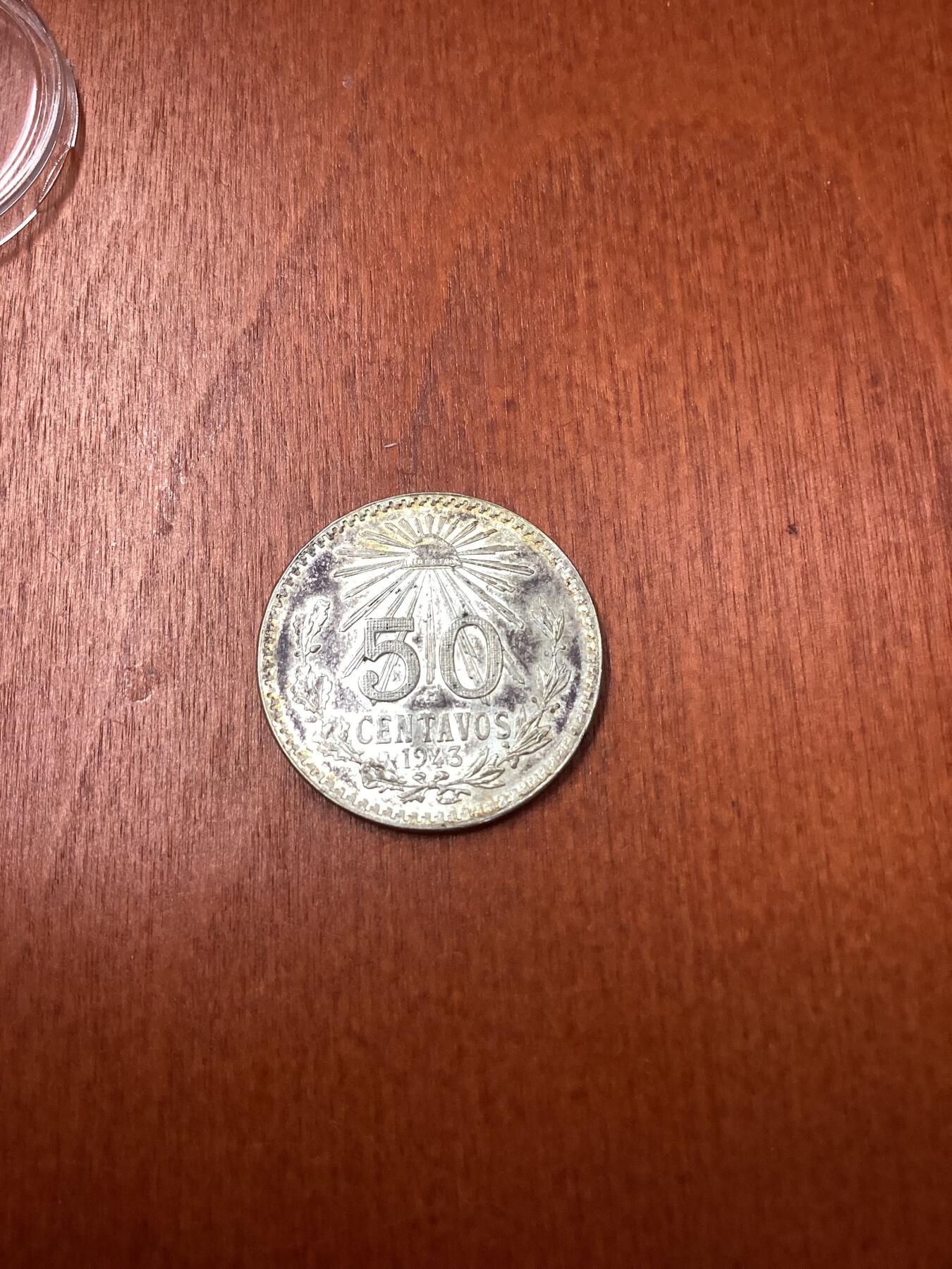 长老汇龙年精选第二十一场拍卖 1943墨西哥50分鹰洋银币