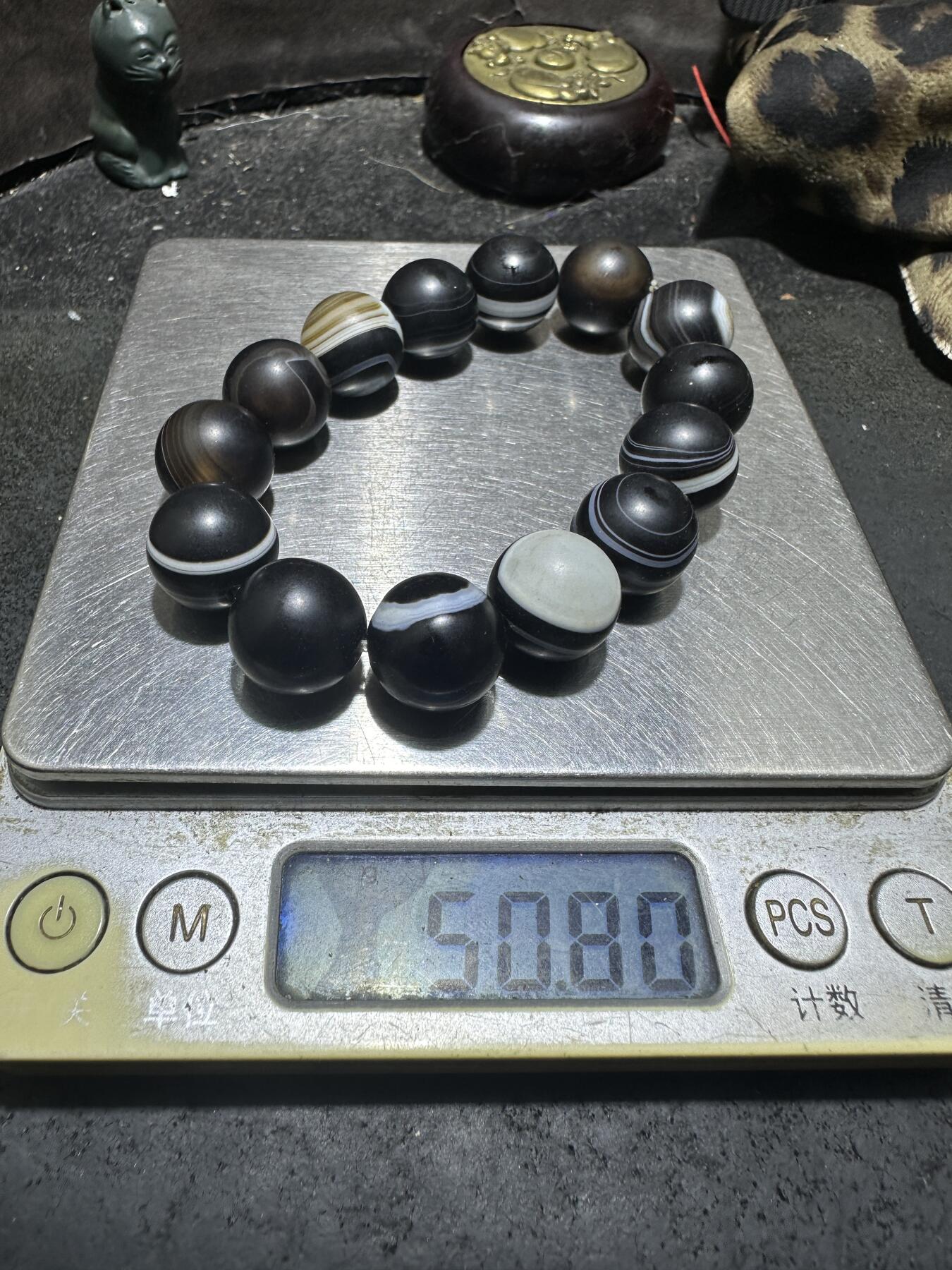 药师玛瑙手串一条