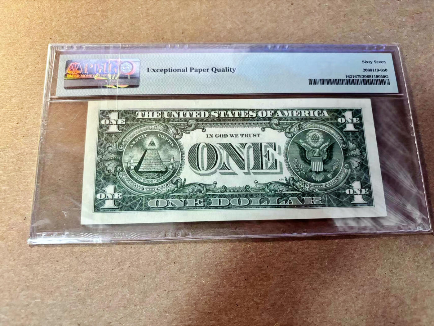 【Blue Auction】✨世界纸币精拍第526期【精】 美国 1957年1美金 银币券 PMG67EPQ 高分
