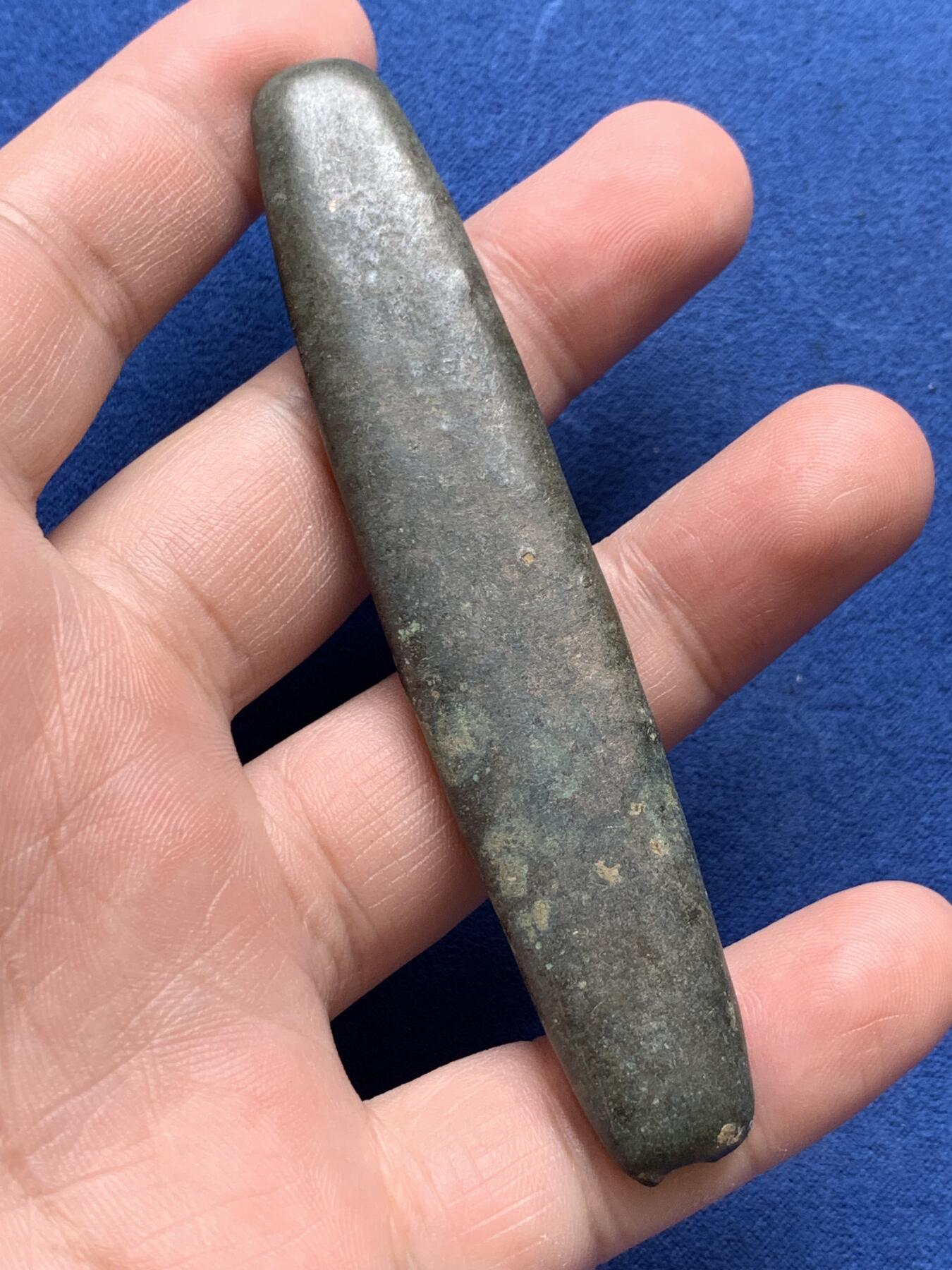 《竞宝斋》第297场- 周日，周一  2场连拍 （全场包邮） 泰国 暹罗国 素可泰王朝 大型虎舌铜条 元末明初 400年历史 重量59.6克